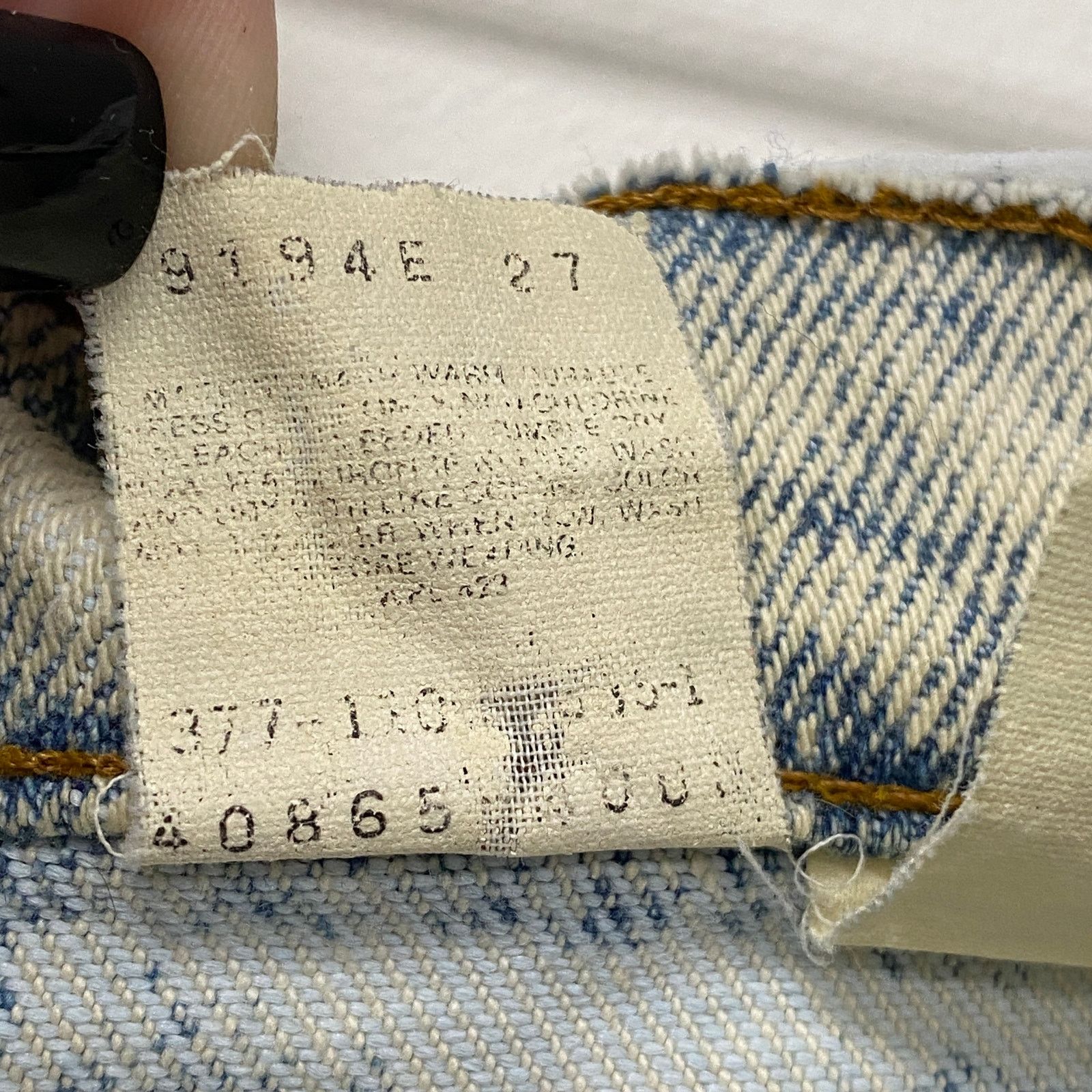 Levi's Vintage Levis Silver Medal Light Acid Wash Distressed Jeans Size 38" / US 16 / IT 52 - 8 Thumbnail
