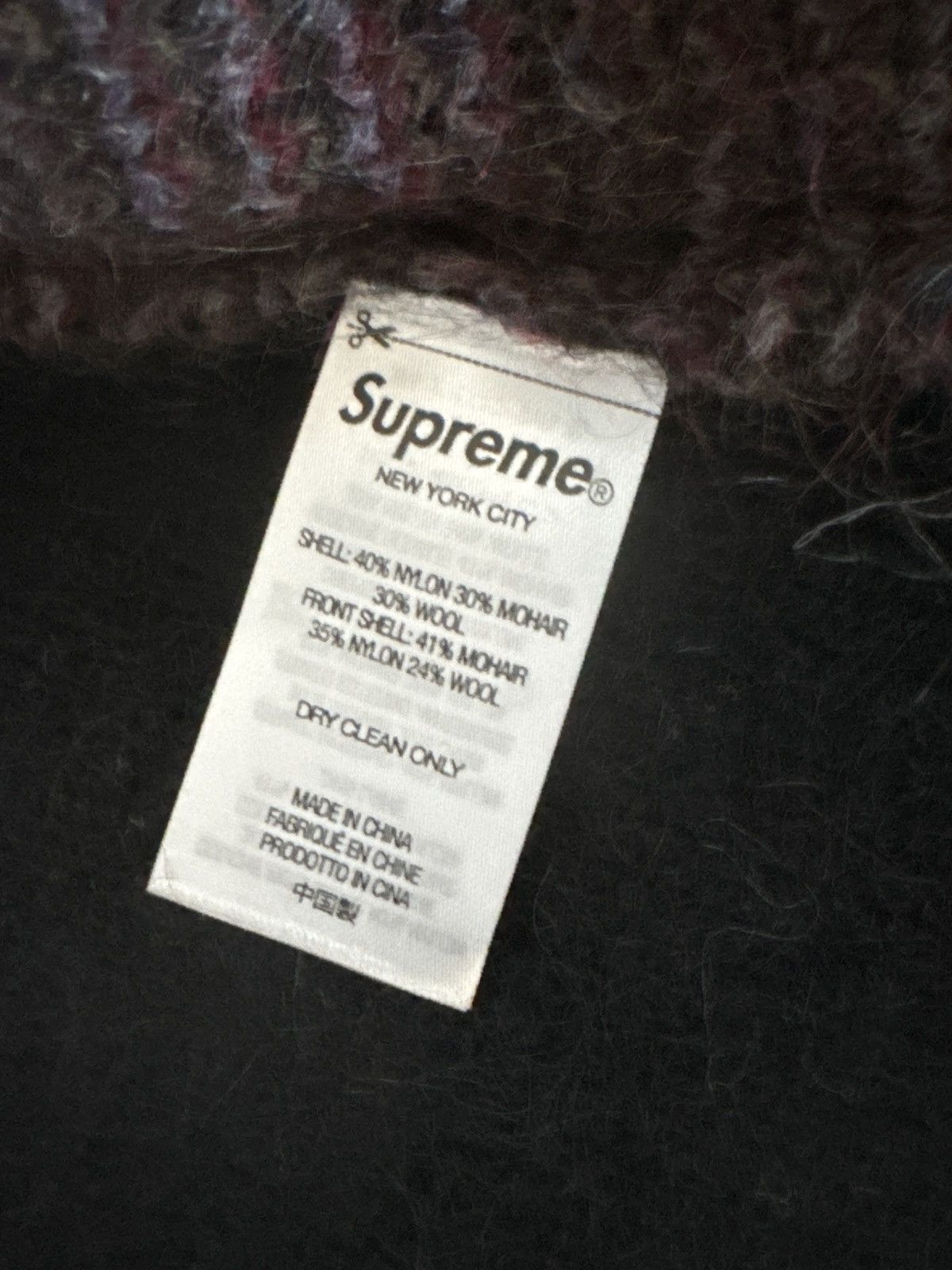 Supreme Supreme brushed grid cardigan Size US M / EU 48-50 / 2 - 6 Thumbnail