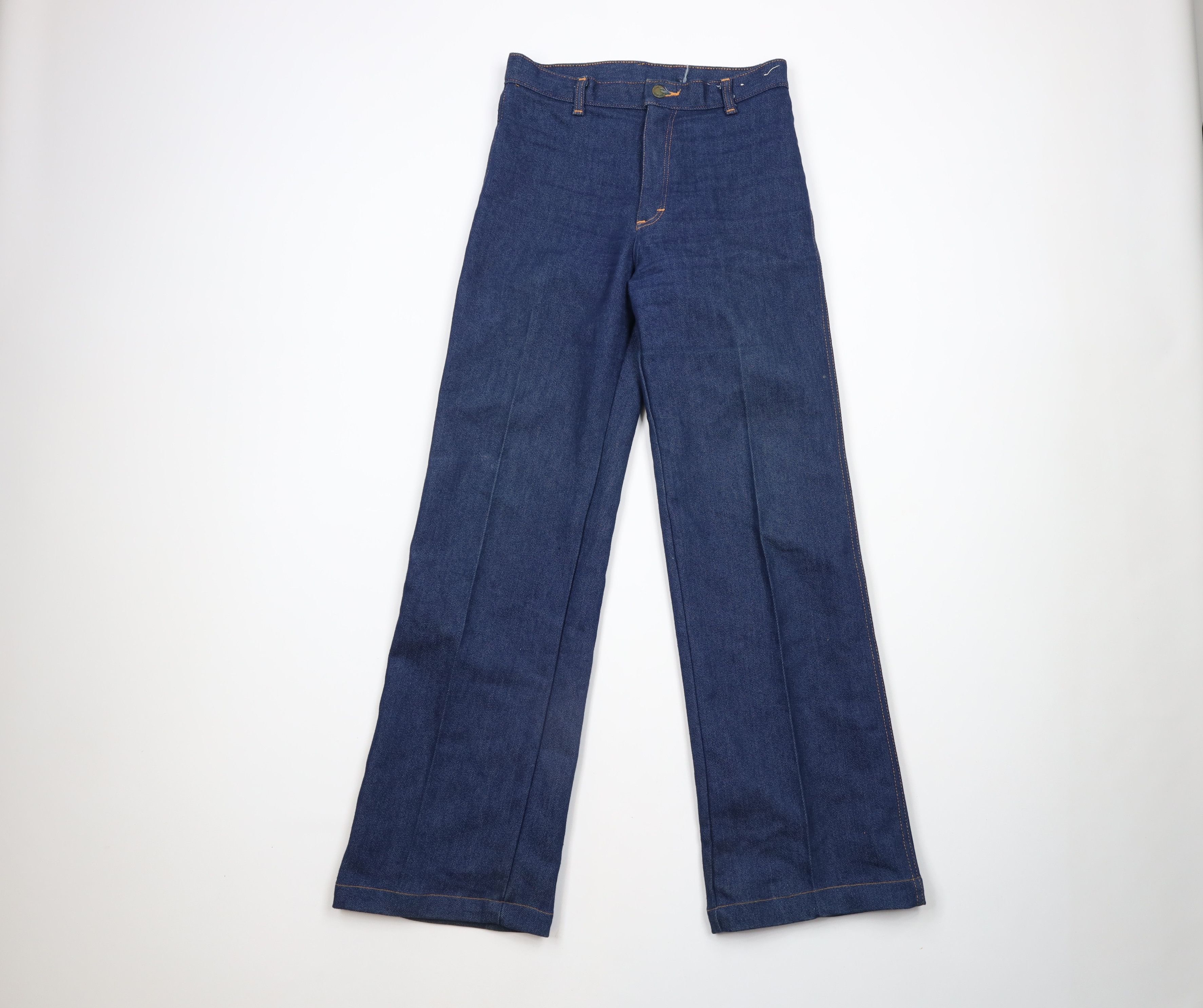 Vintage 70s Streetwear Flared Bell Bottoms Denim Jeans USA
