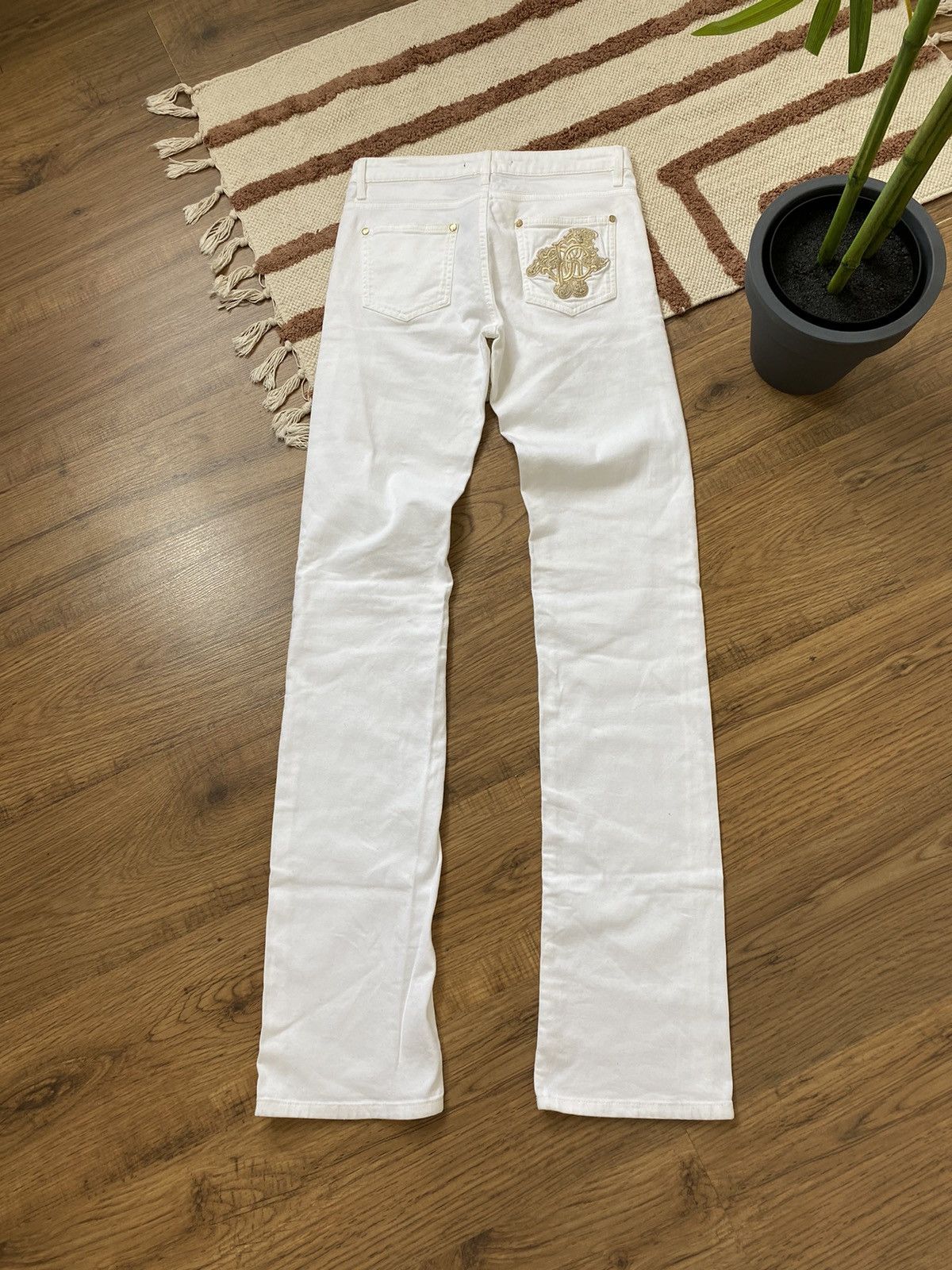 Roberto Cavalli ROBERTO CAVALLI FLARE SKINI PANTS Size 26" / US 2 / IT 38 - 3 Thumbnail