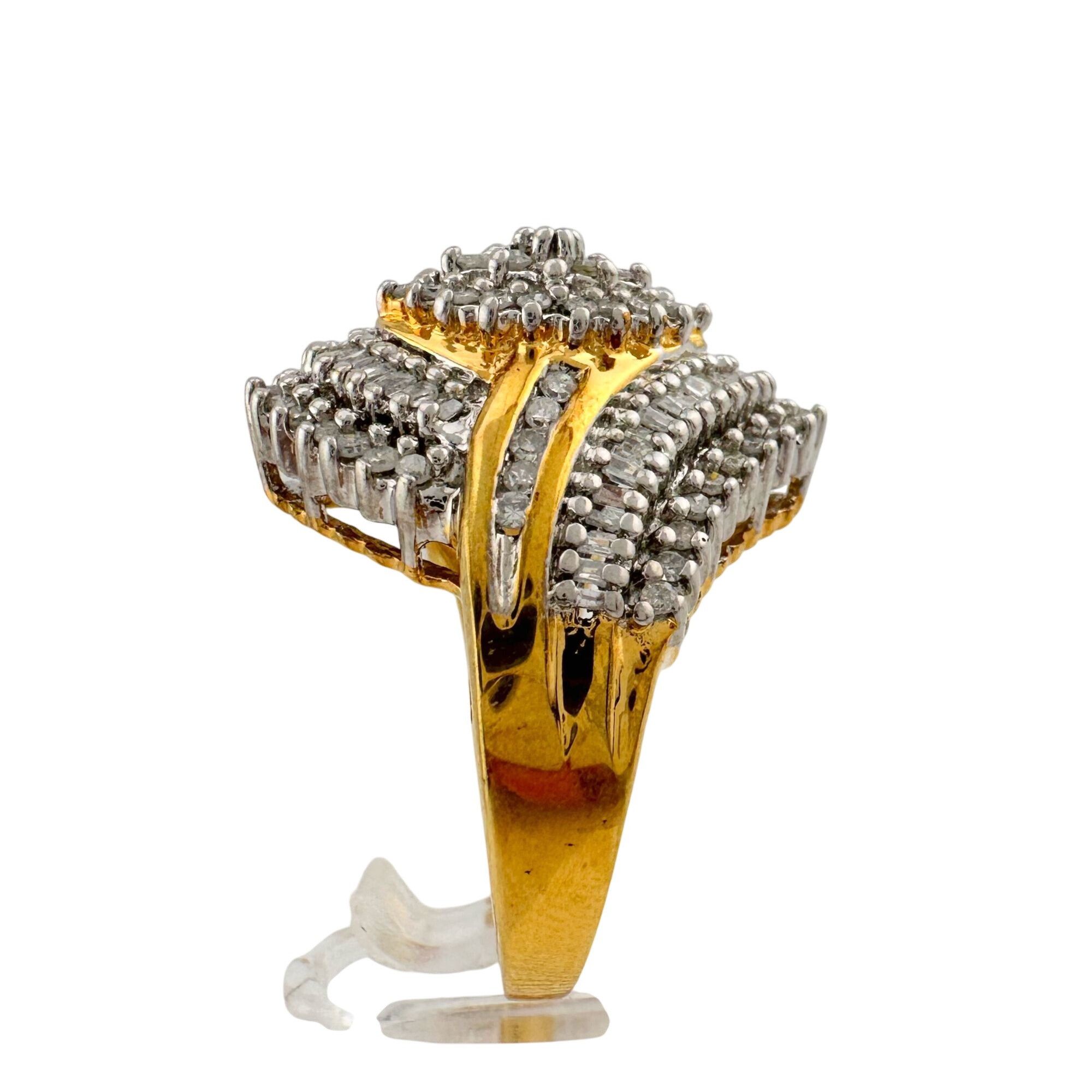 Other 1/2 Carat Marquise Lab Created Diamond Ring with Gold Overla Size ONE SIZE - 7 Thumbnail