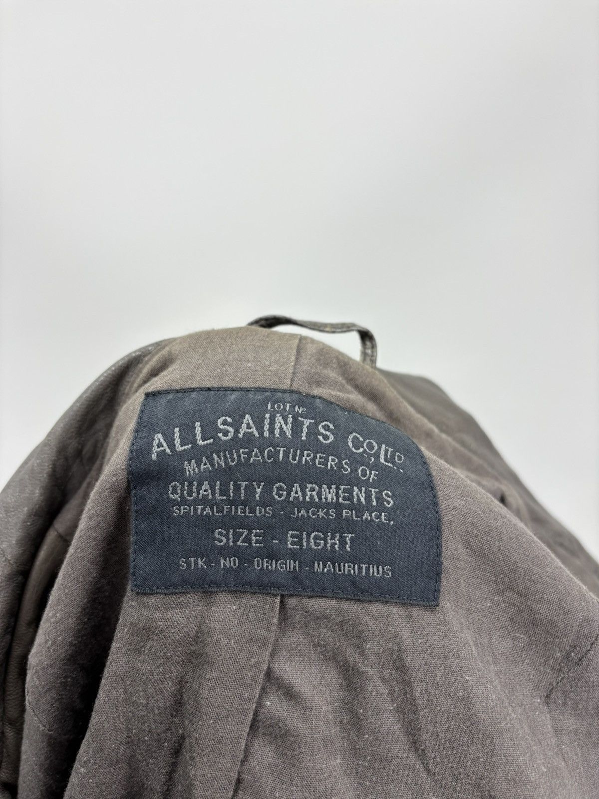 Allsaints Womens leather jacket AllSaints Size 8 Color Brown Size M / US 6-8 / IT 42-44 - 11 Thumbnail