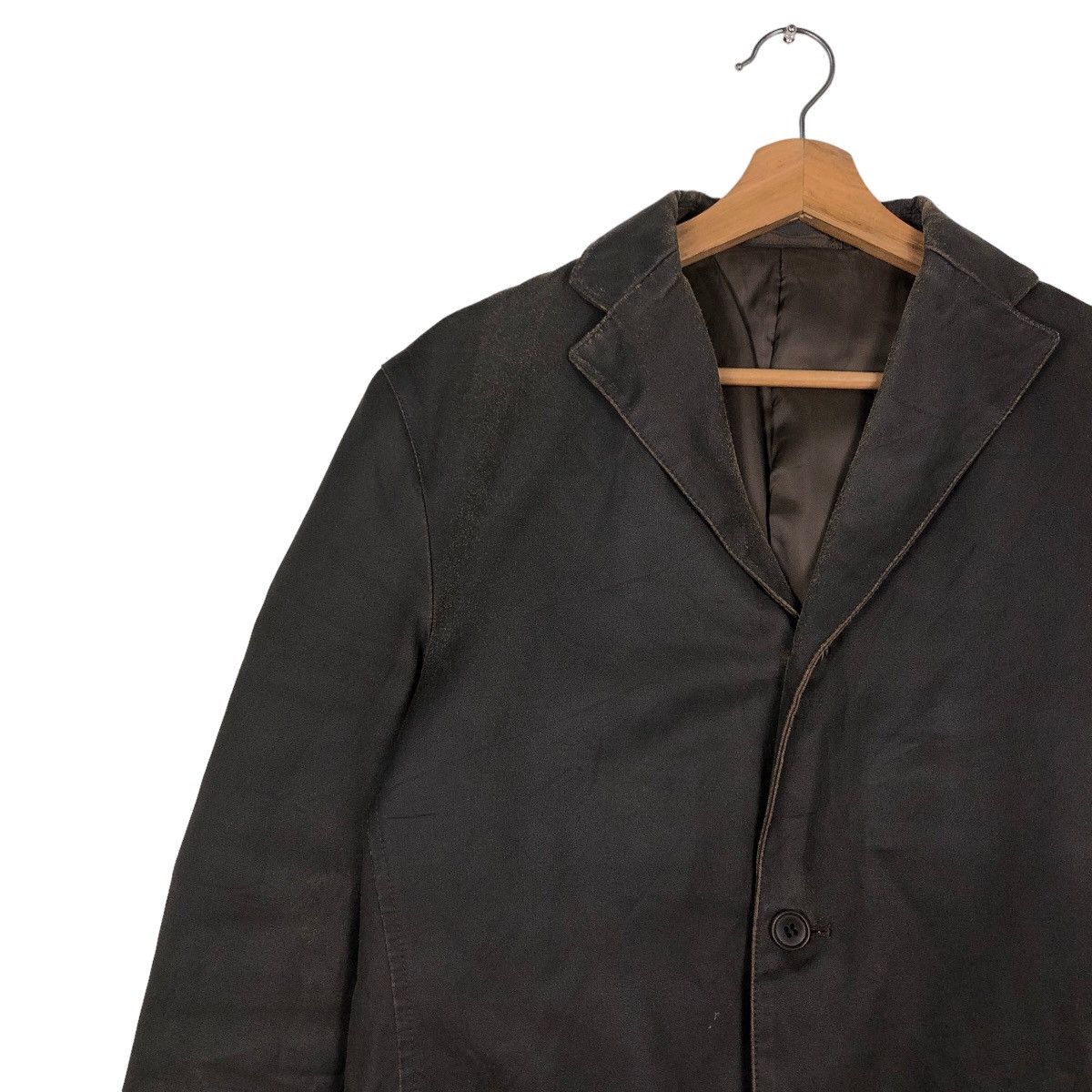 Japanese Brand 🔥Vintage Leather Jacket Men’s Melrose Japan Issey Miyake Size US M / EU 48-50 / 2 - 7 Thumbnail
