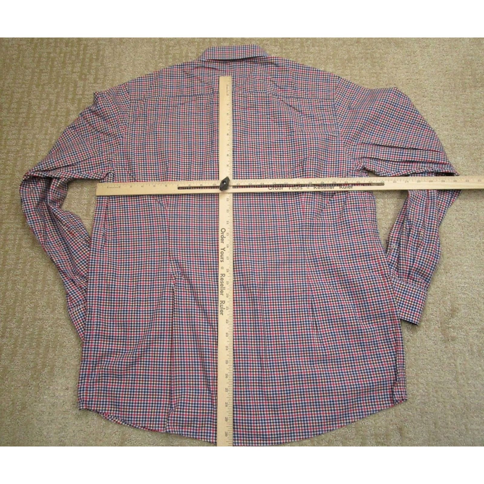 Eton Eton Shirt Men 2XL Multicolor Check Long Sleeve Button-Up Casual Shirt Size US XXL / EU 58 / 5 - 5 Thumbnail