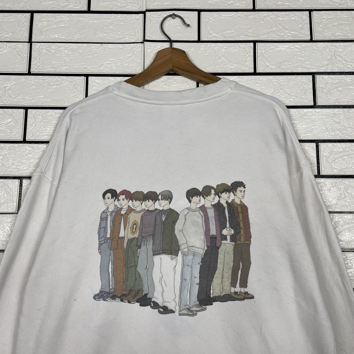 Japanese Brand Bltr x Dishii Big Print Sweatshirt Size US L / EU 52-54 / 3 - 8 Thumbnail
