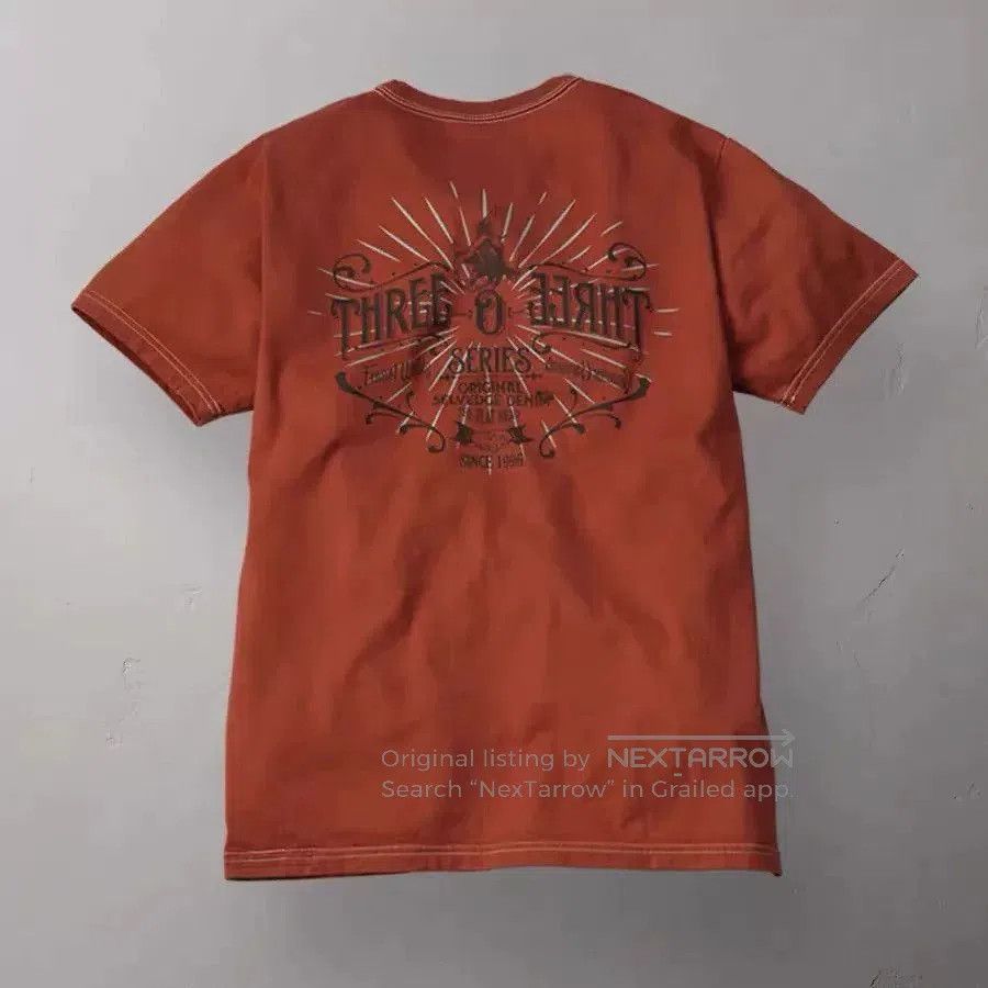 The Flat Head THE FLAT HEAD Vintage Print Short Sleeve T. Size US XS / EU 42 / 0 - 4 Thumbnail