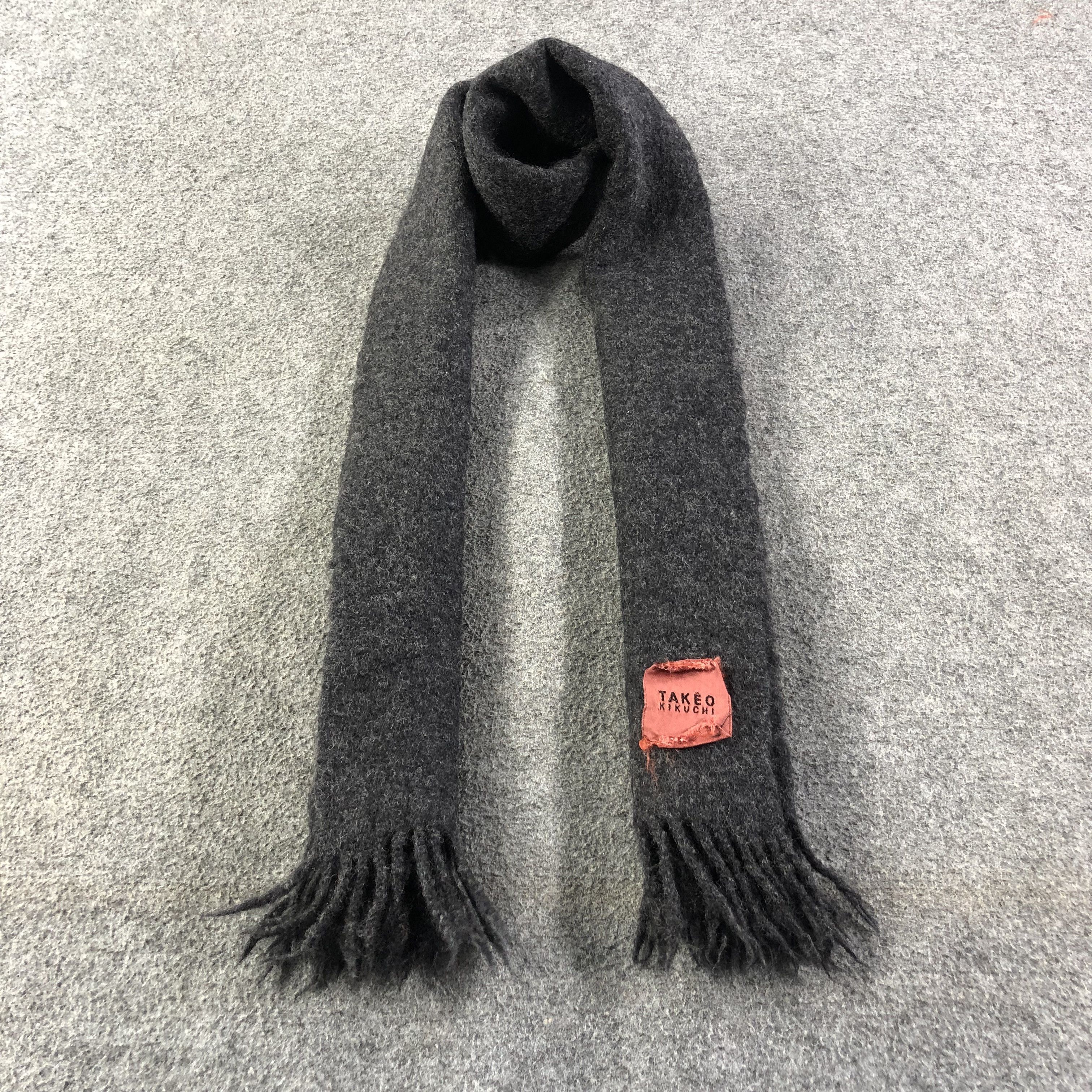 Takeo Kikuchi Takeo Kikuchi Wool Scarf Muffler V1132 Size ONE SIZE - 1 Thumbnail