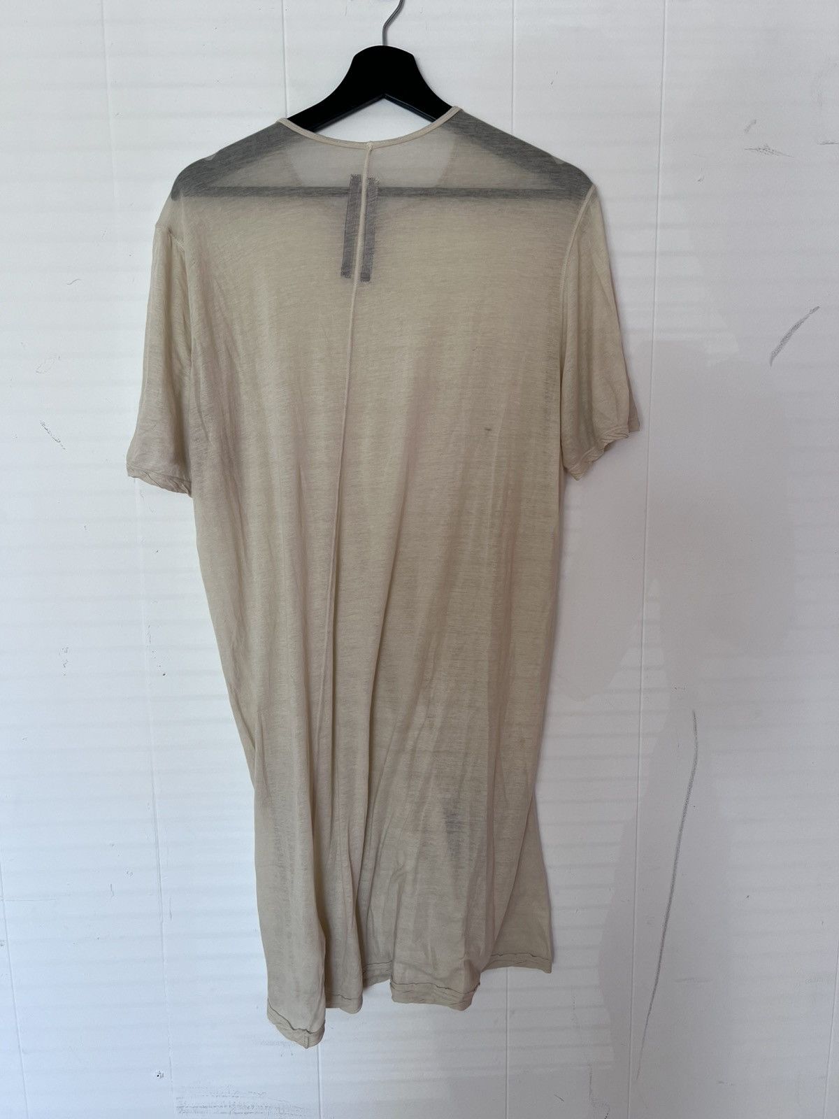 Rick Owens Drkshdw Rick Owens Bone Tee Size US M / EU 48-50 / 2 - 2 Thumbnail