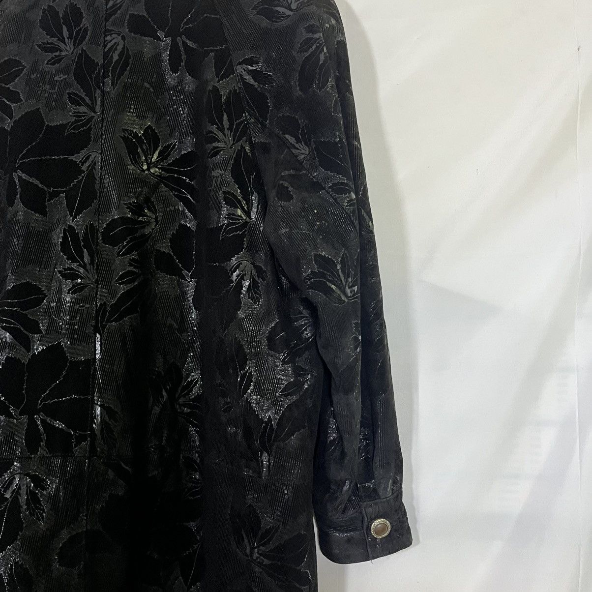 If Six Was Nine VINTAGE FURLIER SUEDE LEATHER DOUBLE BREASTED COAT Size US L / EU 52-54 / 3 - 12 Thumbnail