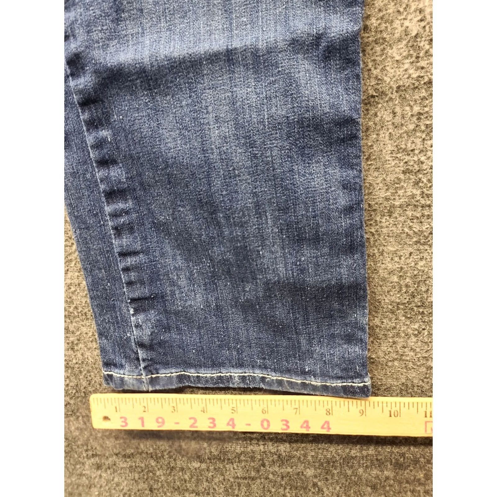 Ariat VINTAGE Ariat Real Denim Ivy Jeans Womens 34x32 Slim Fit Straight Leg Mid Rise Stackable Size 24" / US 00 / IT 34 - 6 Thumbnail