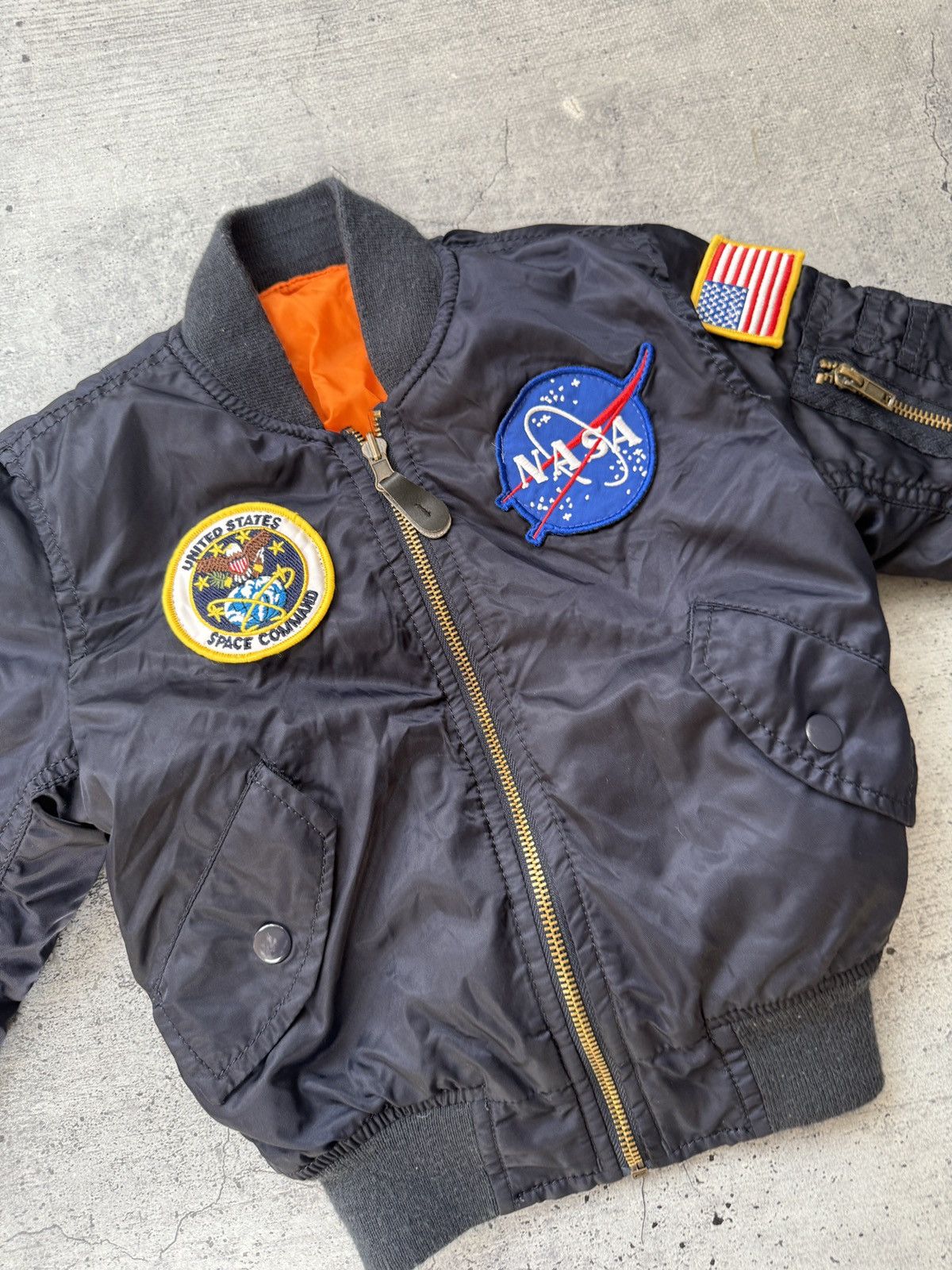 Alpha Industries Vintage Alpha Industries Bomber Jacket MA-1 children size Size US XXS / EU 40 - 2 Thumbnail