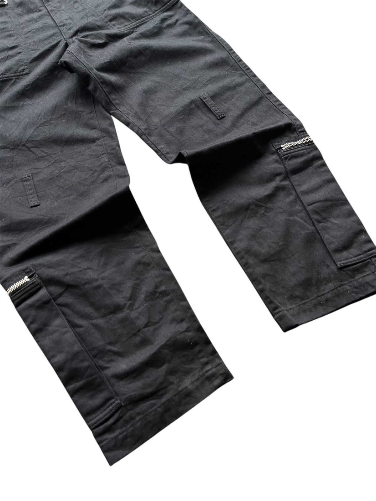 Jun Takahashi × Undercover UNDERCOVER BLACK CASUAL TROUSERS WITH ZIP BONDAGE Size US 30 / EU 46 - 3 Thumbnail