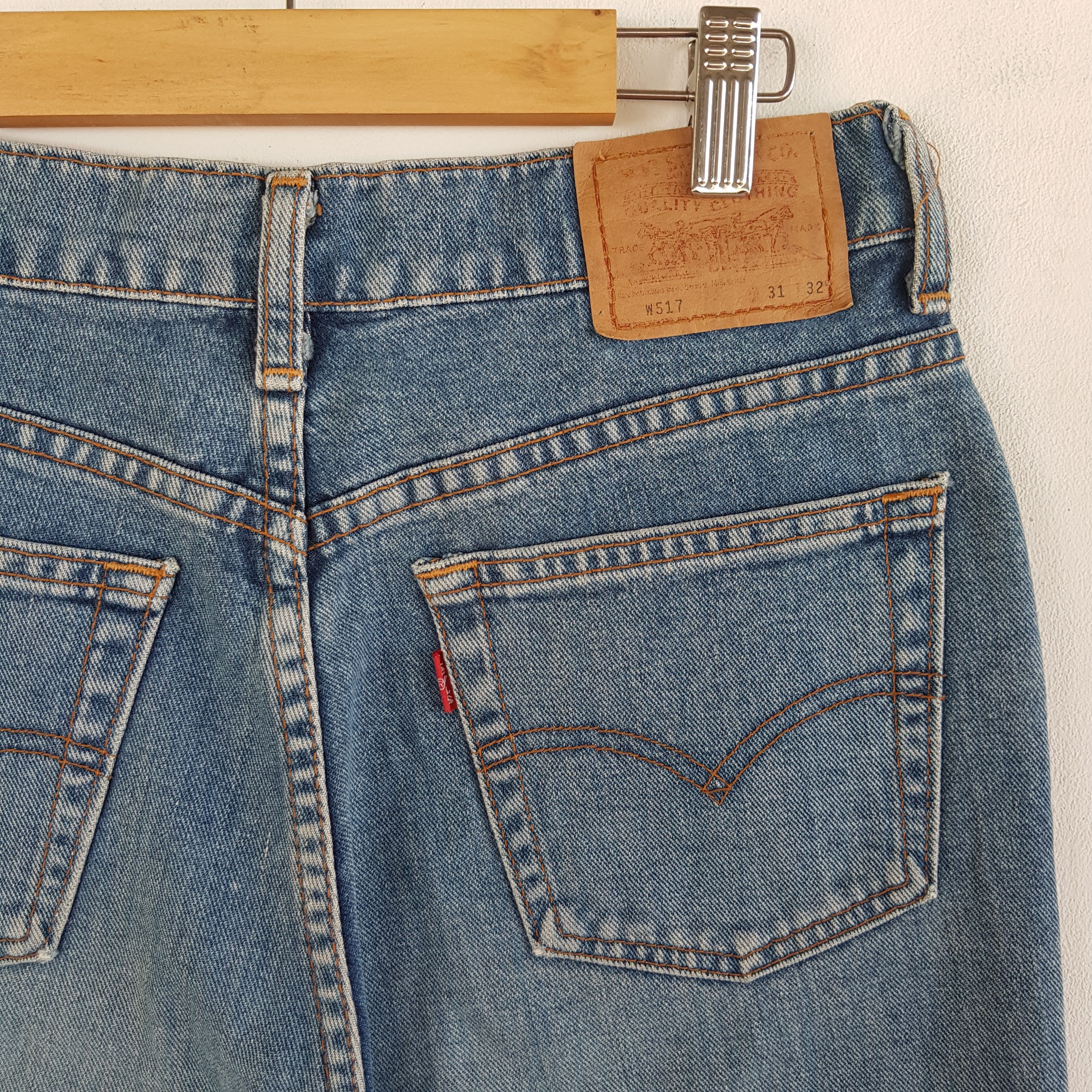 Levi's × Vintage Vintage Levis Jeans Flare Levis 517 Denim Boot Cut Pants Size 26" / US 2 / IT 38 - 5 Thumbnail