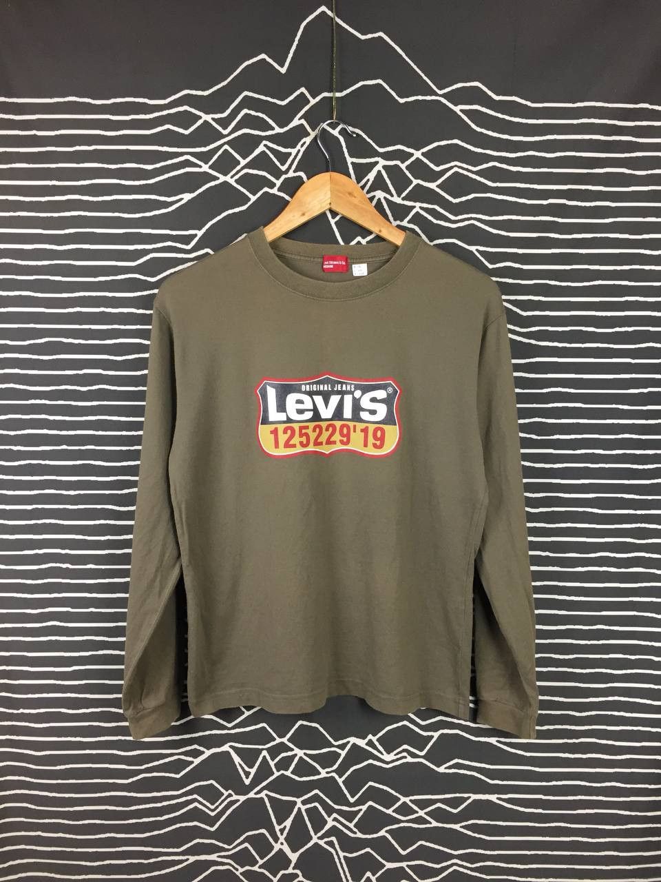Levi's × Vintage Vtg Levi's Strauss & Co. Original Jeans Longsleeve Tee Size US M / EU 48-50 / 2 - 1 Thumbnail