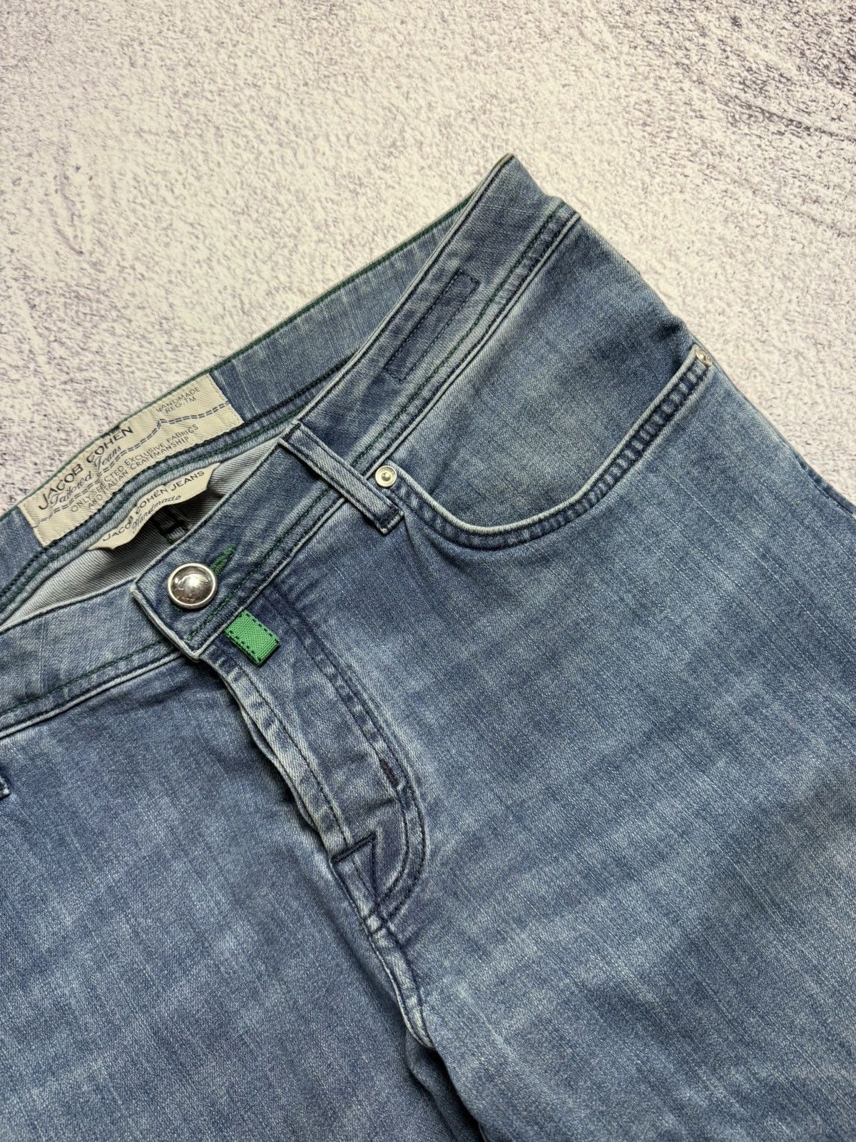 Jacob Cohen Jacob Cohen Jeans Italian Designer Handmade Denim Pants Rare Size US 36 / EU 52 - 14 Thumbnail