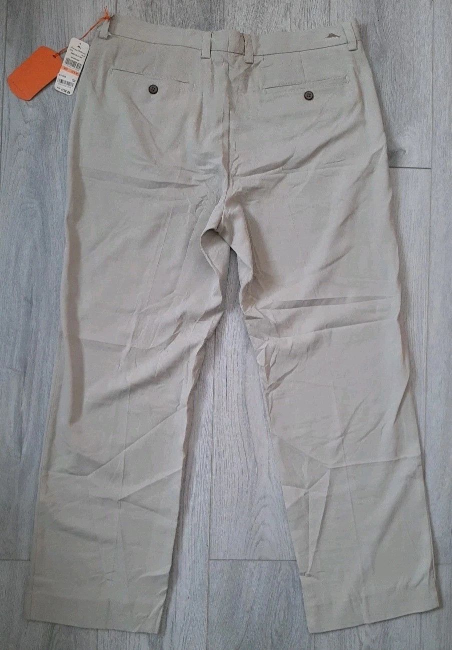 Tommy Bahama Tommy Bahama Pants Silk Blend Trouser Khaki Sands Size US 33 - 6 Thumbnail