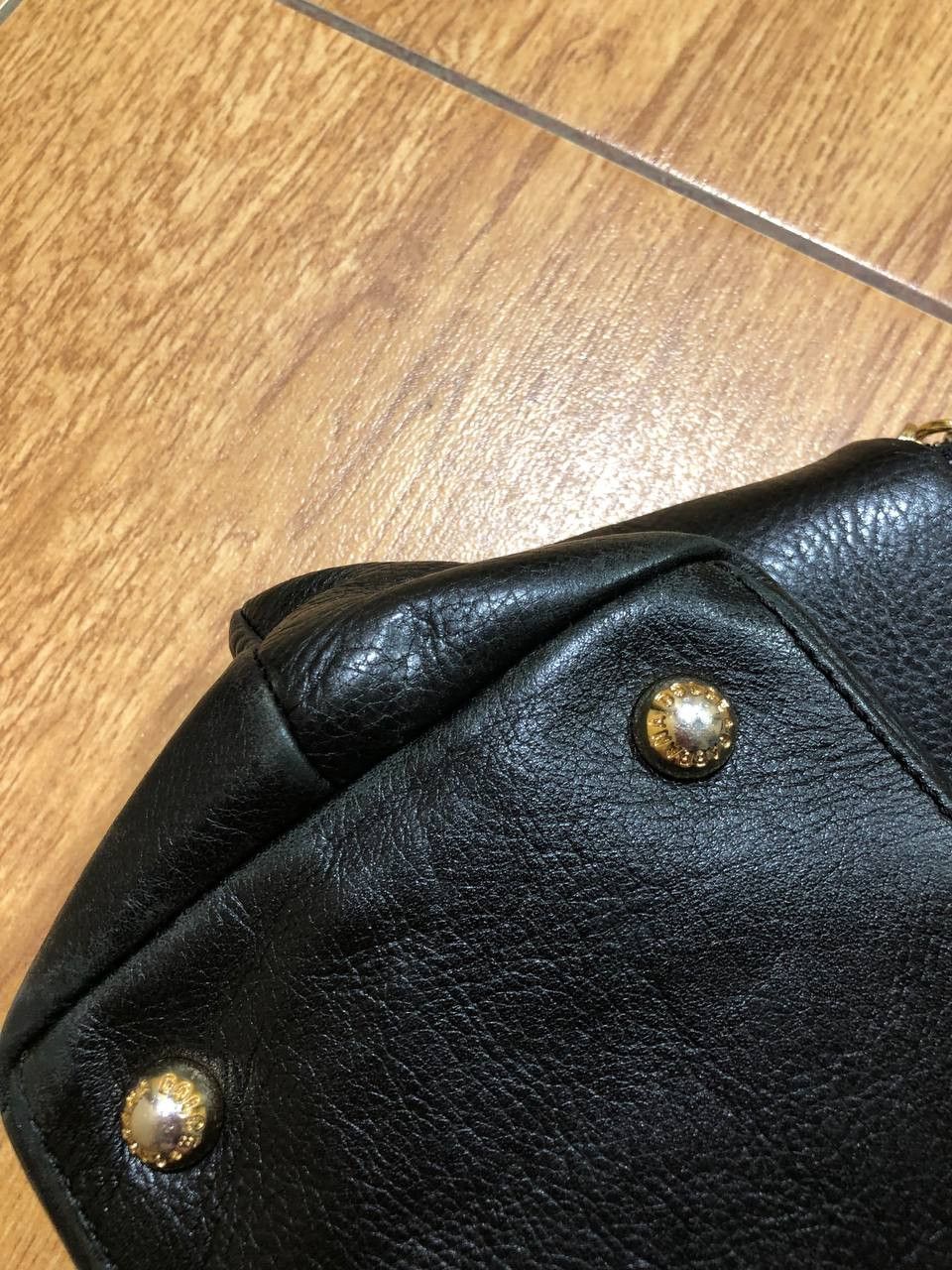 Dolce & Gabbana DOLCE&GABBANA Black Leather Bag Handbag with Logo Plate Size ONE SIZE - 11 Thumbnail
