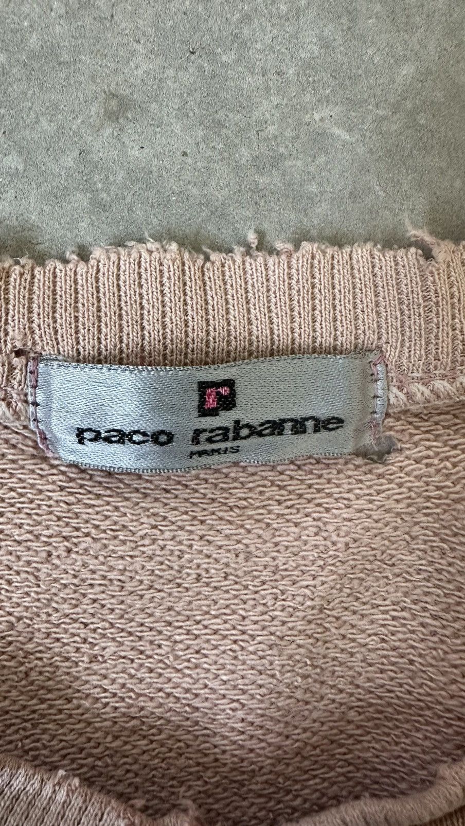 Vintage VINTAGE PACO RABANNE DISTRESSED SWEATER Size US L / EU 52-54 / 3 - 7 Thumbnail