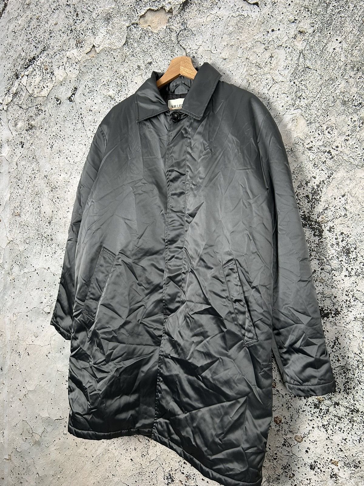 Designer Our Legacy Steel Shine Designer Parkas Cloak Luxury Rare Size US M / EU 48-50 / 2 - 2 Thumbnail