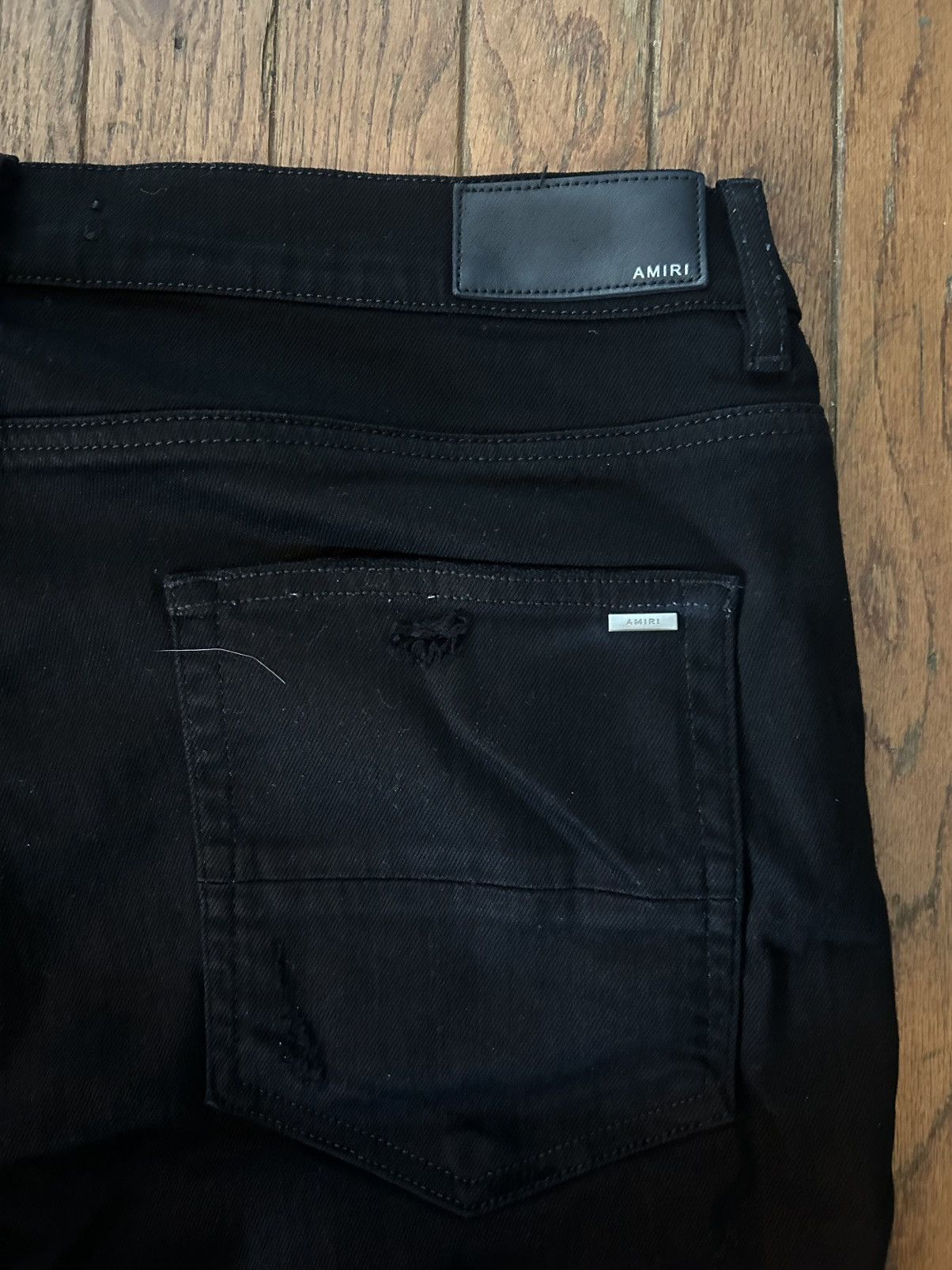 Amiri Amiri Black Silver Crystal Music Note Skinny Jeans - Size 38 Size US 38 / EU 54 - 13 Thumbnail