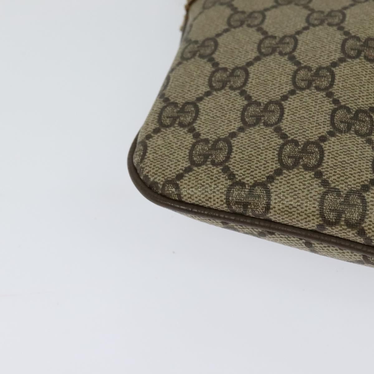 Gucci GUCCI GG Supreme Web Sherry Line Shoulder Bag Pvc Beige 904 Size ONE SIZE - 12 Thumbnail