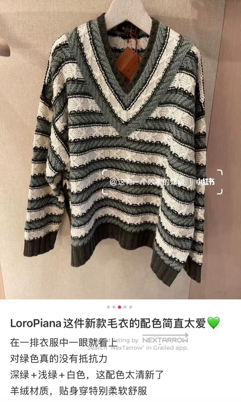 Loro Piana Loro Piana Cashmere V-neck Sweater Size S / US 4 / IT 40 - 6 Thumbnail