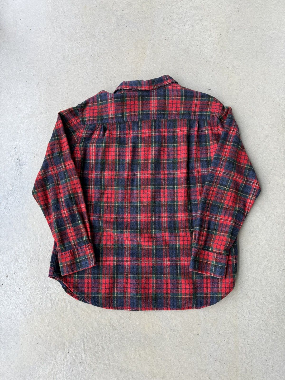 Vintage Vintage Wool Plaid Red Flannel Size US XL / EU 56 / 4 - 3 Thumbnail