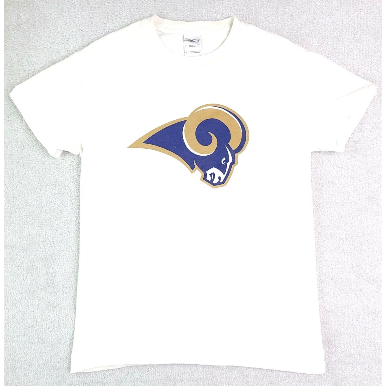 Gildan Gildan Heavy Cottn NFL Rams 4-H Shirt Adult Small White Short Sleeve T SEE PHOTO Size US S / EU 44-46 / 1 - 2 Thumbnail