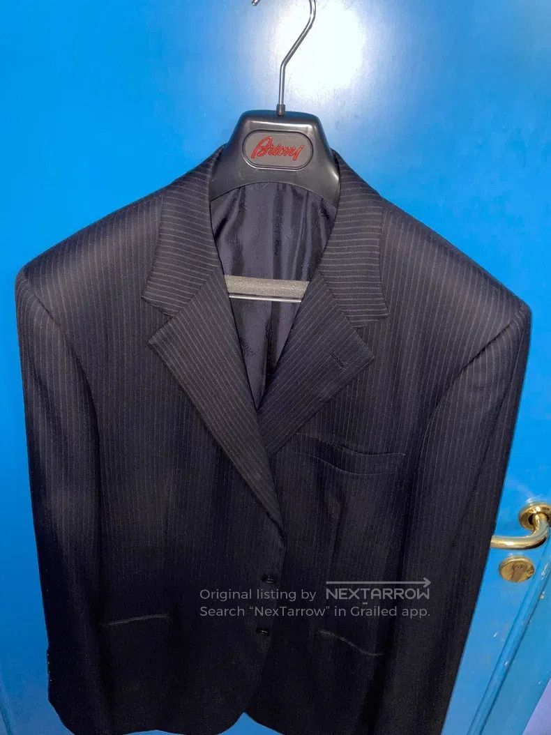 Brioni Brioni Wool Business Suit Jacket Size US L / EU 52-54 / 3 - 2 Thumbnail