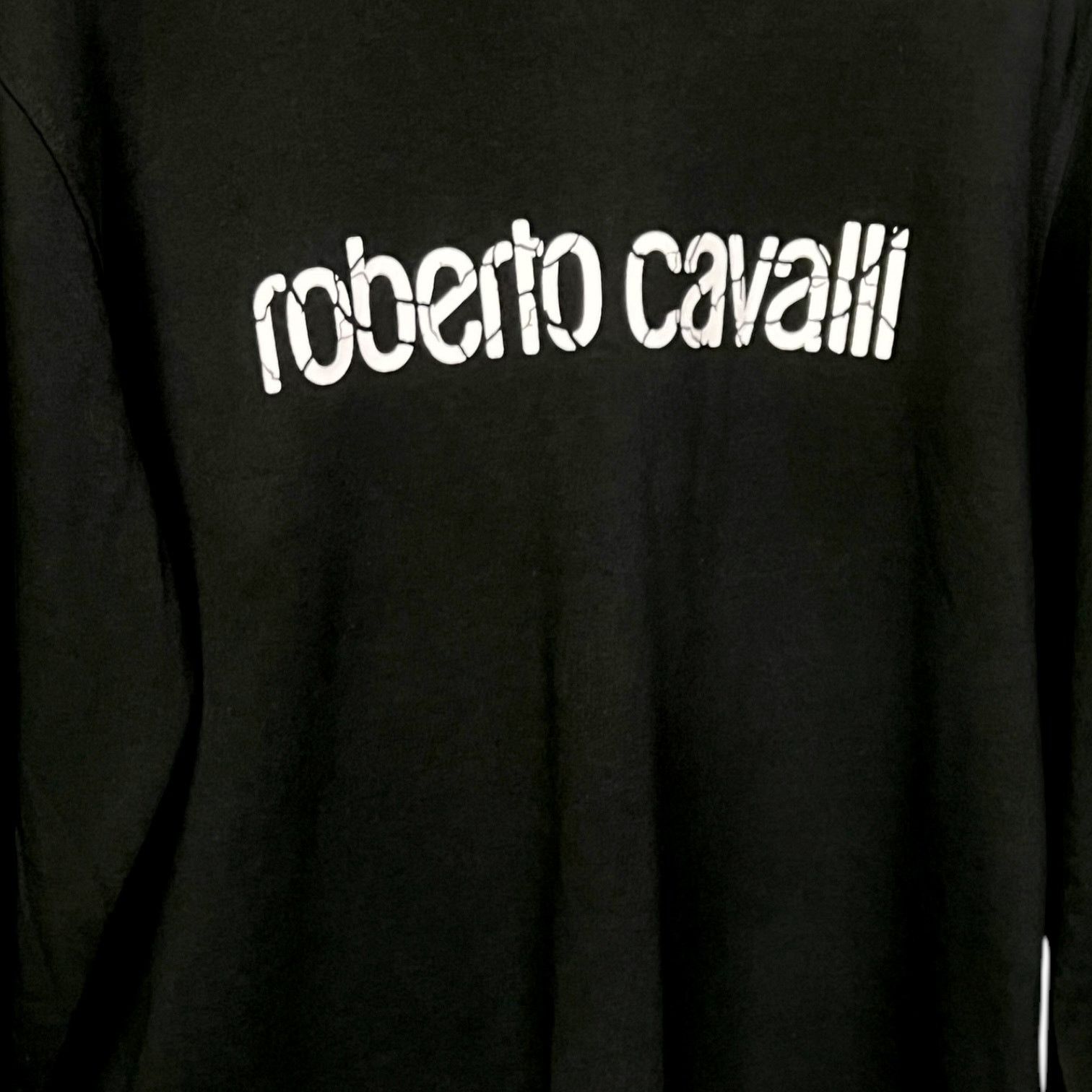 Roberto Cavalli Men's Roberto Cavalli Logo Long Sleeve Sweatshirt Size US L / EU 52-54 / 3 - 2 Thumbnail