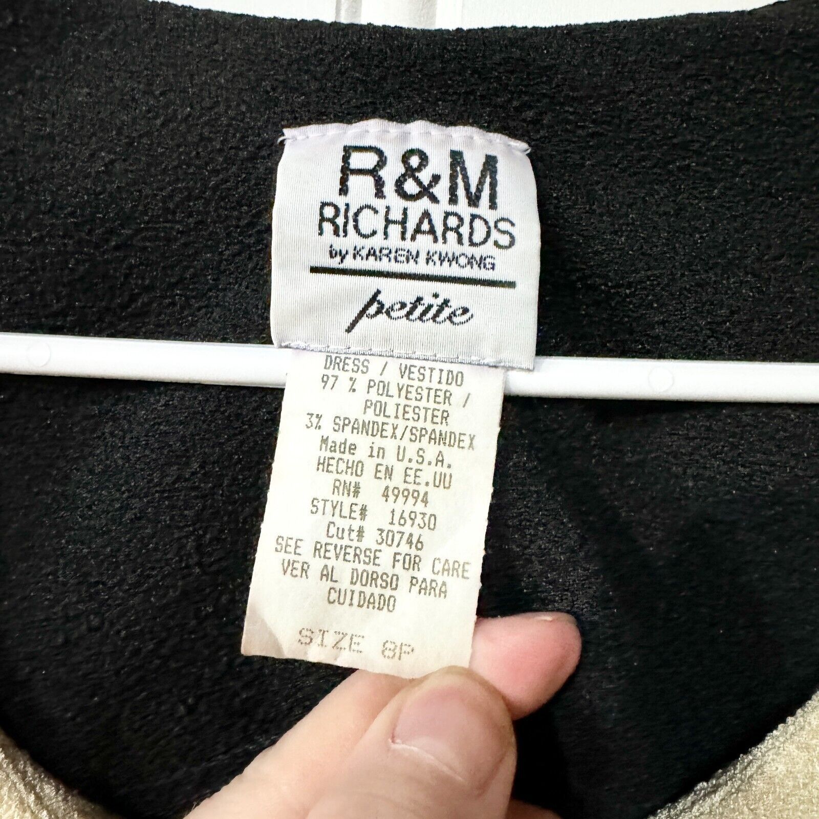 Vintage R&M Richards Dress Size 8P VTG Sleeveless Round Neck Midi Size M / US 6-8 / IT 42-44 - 3 Thumbnail