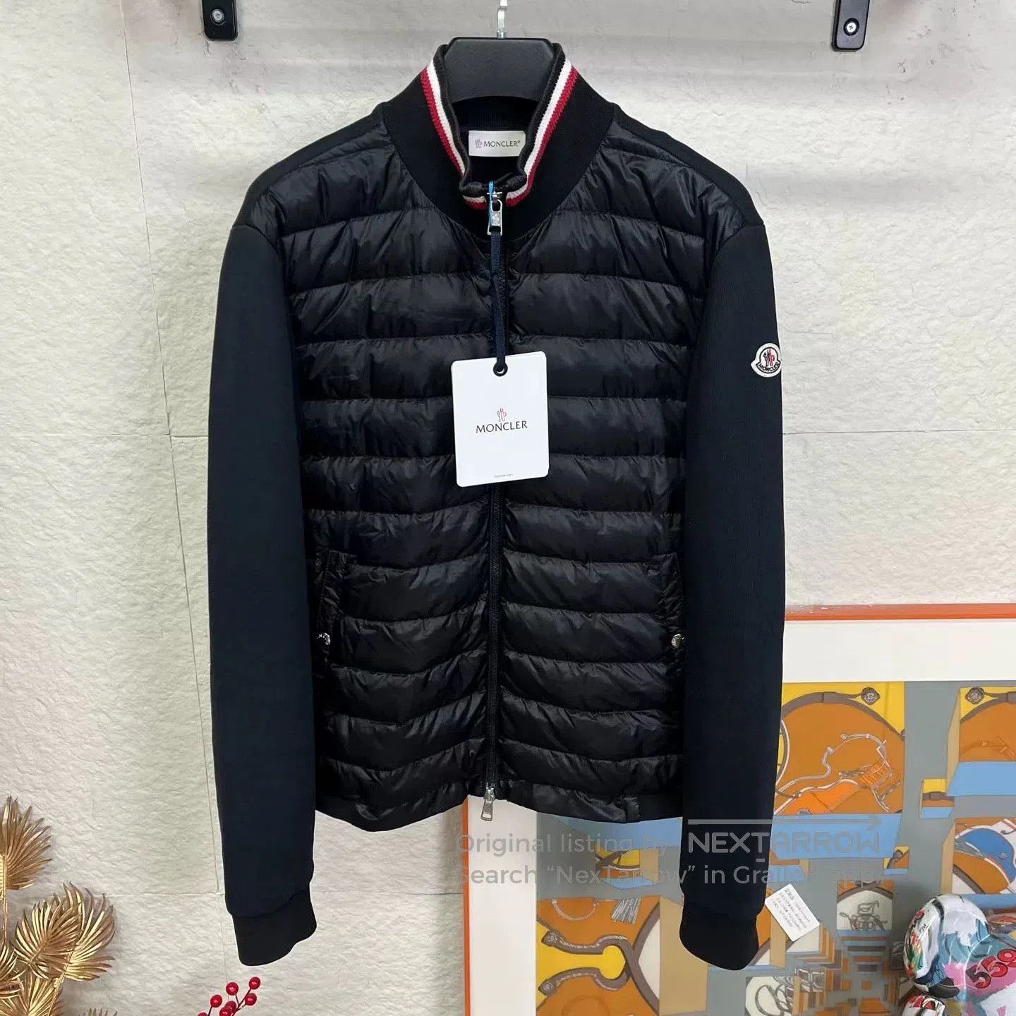 Moncler moncler knitted down jacket black size large. Size US L / EU 52-54 / 3 - 1 Thumbnail