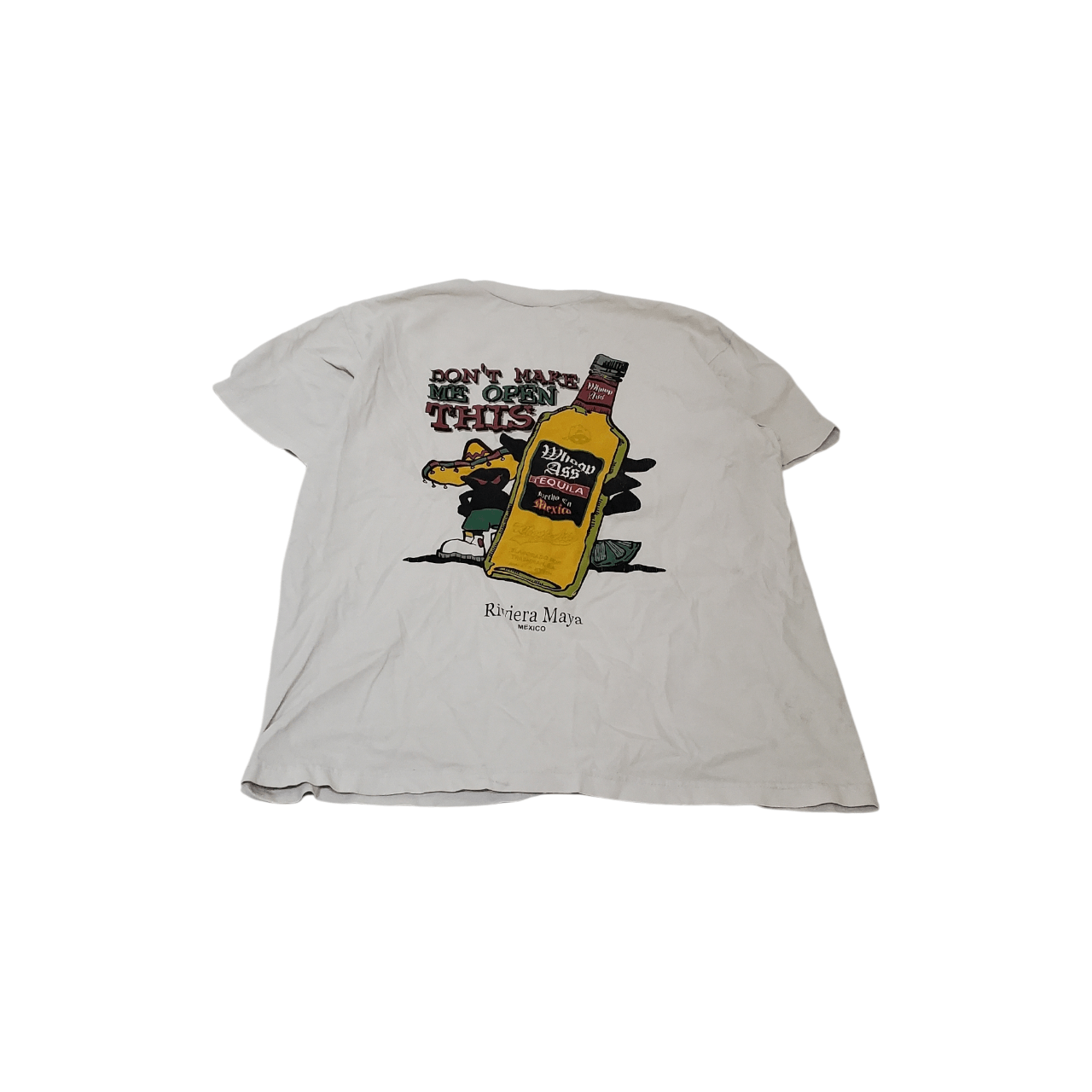 Vintage 90s Whoop Ass Tequila T-Shirt Size US M / EU 48-50 / 2 - 1 Thumbnail
