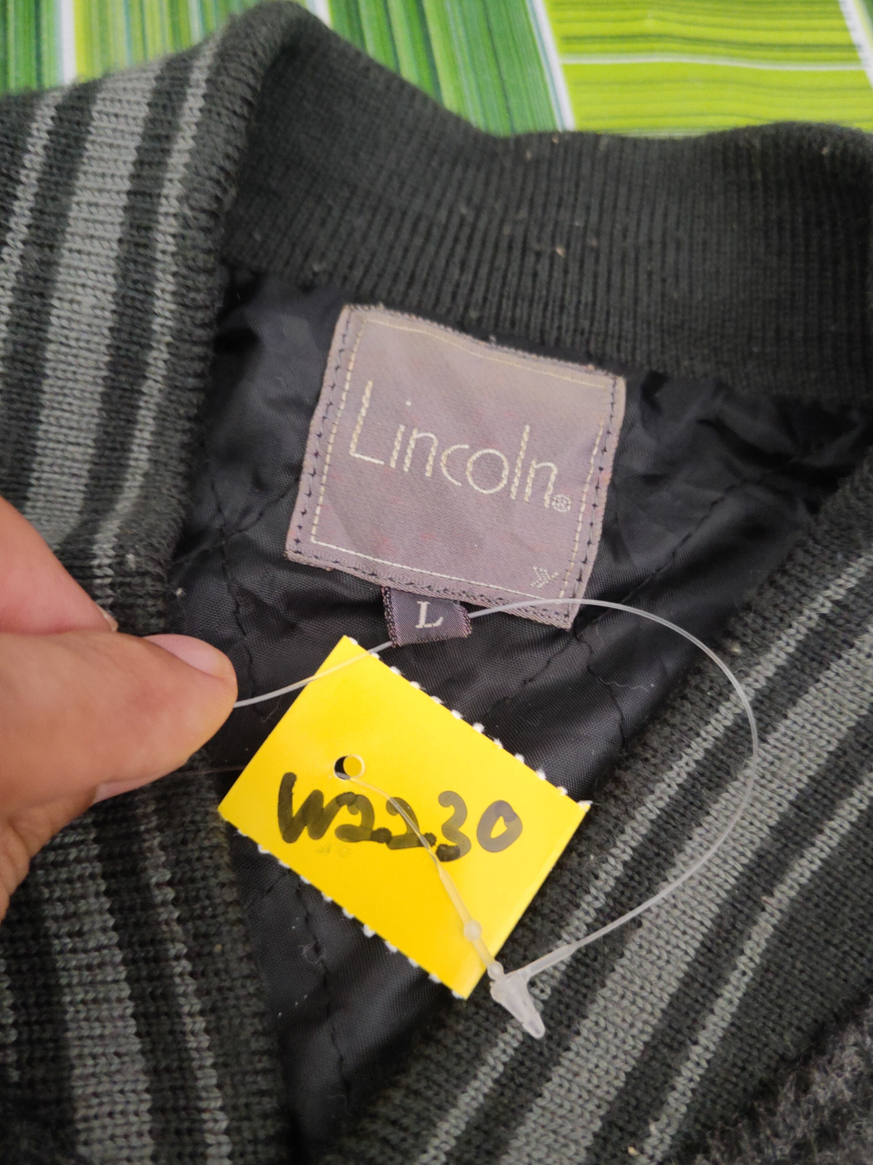 Japanese Brand DL 1964 Lincoln Black Gray Wool Varsity Jackets #W2230 Size US L / EU 52-54 / 3 - 5 Thumbnail