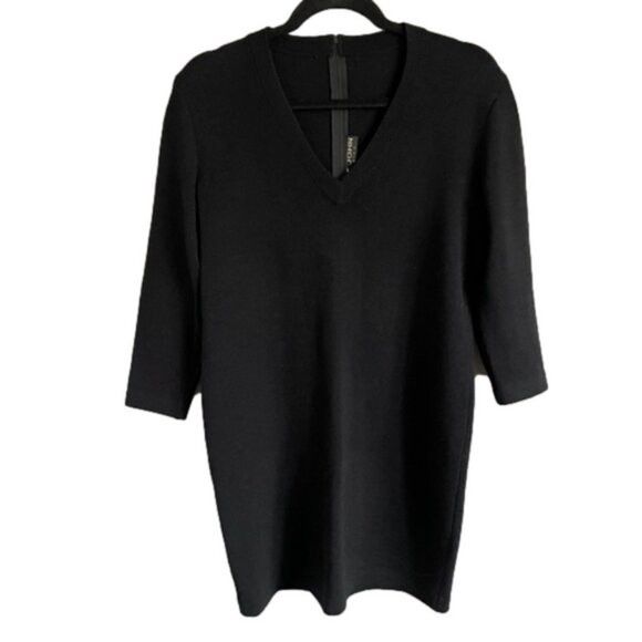 St. John St John Wool Blend Santana Knit V-Neck Dress - 6, USA 🇺🇸 Size S / US 4 / IT 40 - 7 Thumbnail
