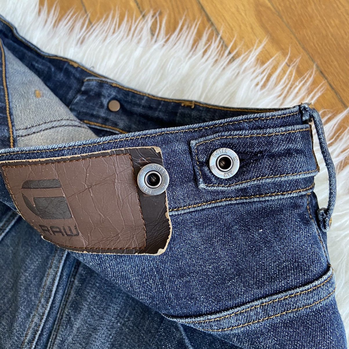 G-Star × Japanese Brand 📌 G Star Raw Holmer Tapered Y2k Denim Jeans Size US 32 / EU 48 - 5 Thumbnail