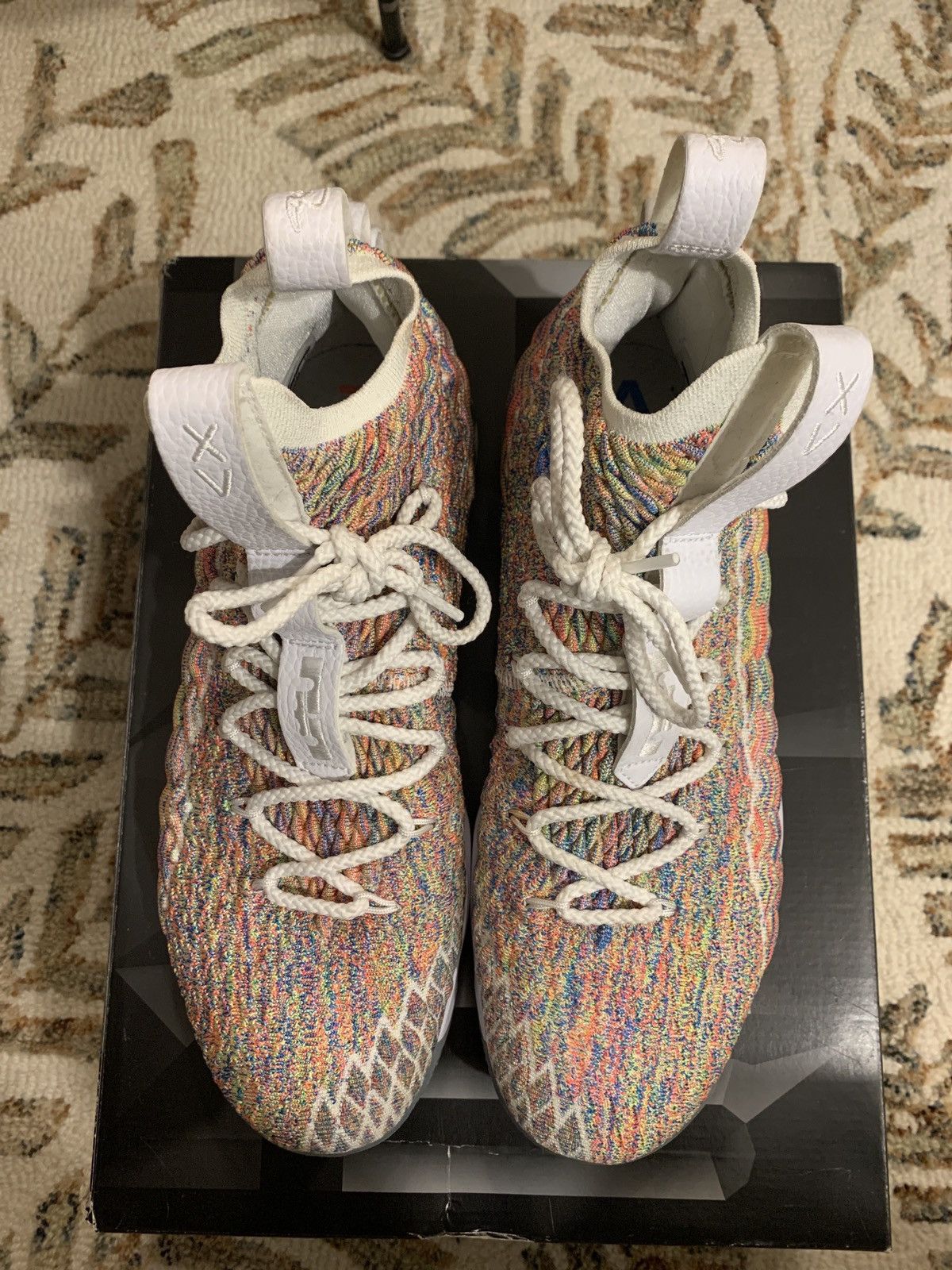 Nike Lebron 15 Fruity Pebbles Size US 10 / EU 43 - 1 Thumbnail