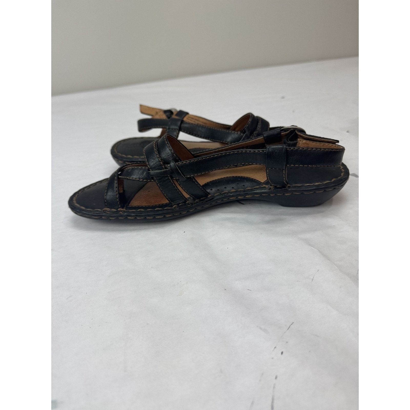 Born Bjorn Leather Sandals Strappy W31173 Women's Size 8 Boho Size US 8 / IT 38 - 2 Thumbnail