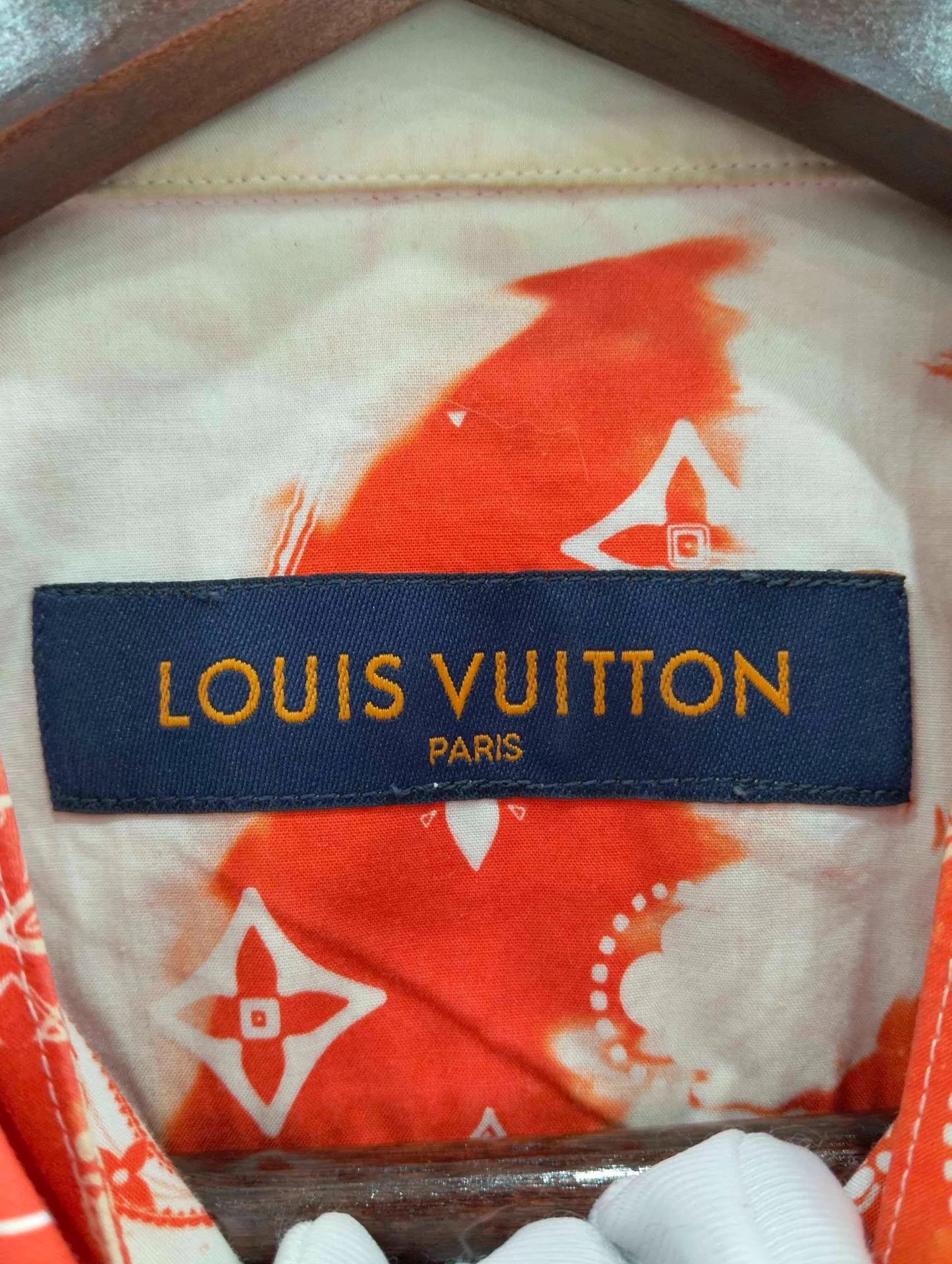 Louis Vuitton LV full logo print tie-dye short-sleeve shirt S Size US S / EU 44-46 / 1 - 4 Thumbnail