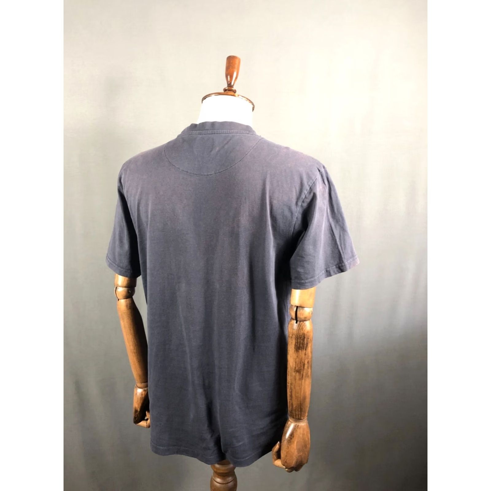 Karl Kani Kani T-Shirt Cotton Dark Blue Men Size S Crew Neck Short Sleeve Embroidered Logo Regular Fit XS? Size US S / EU 44-46 / 1 - 3 Thumbnail