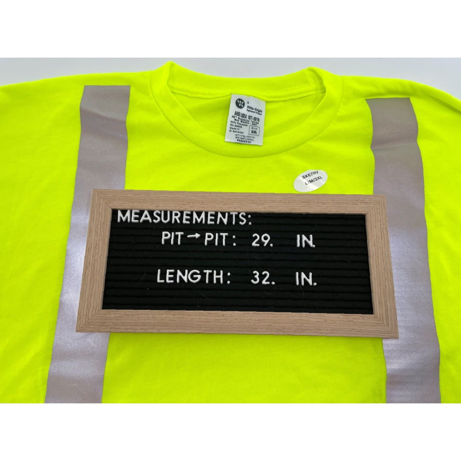 Red Kap Red Kap High Visibility Long Sleeve Reflective Shirt - Yellow - 3XL Unisex Shirt Size US XXL / EU 58 / 5 - 2 Thumbnail