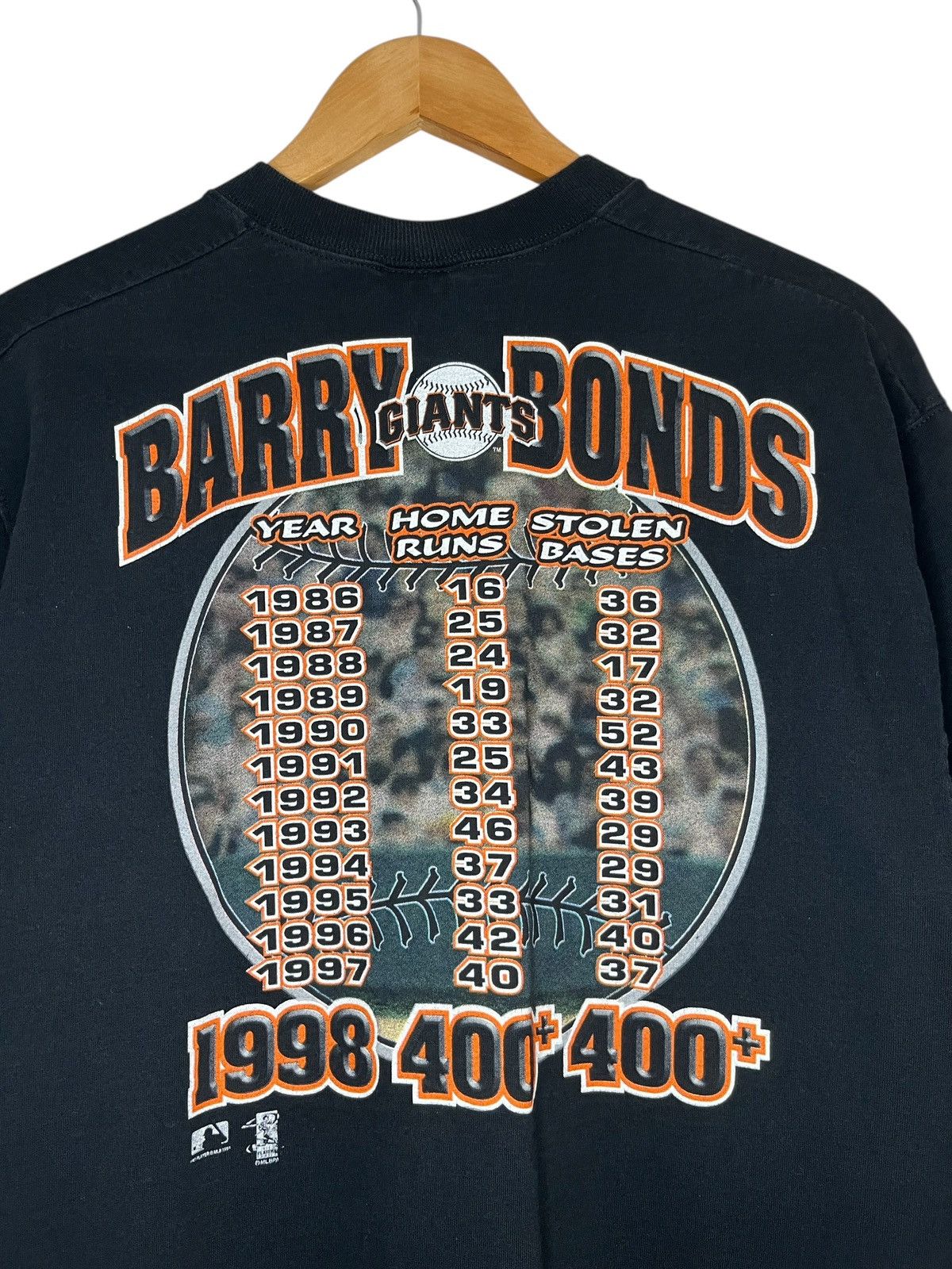 Pro Player Vintage 90s Barry Bonds San Francisco Giants 400 Record Tee Size US L / EU 52-54 / 3 - 5 Thumbnail