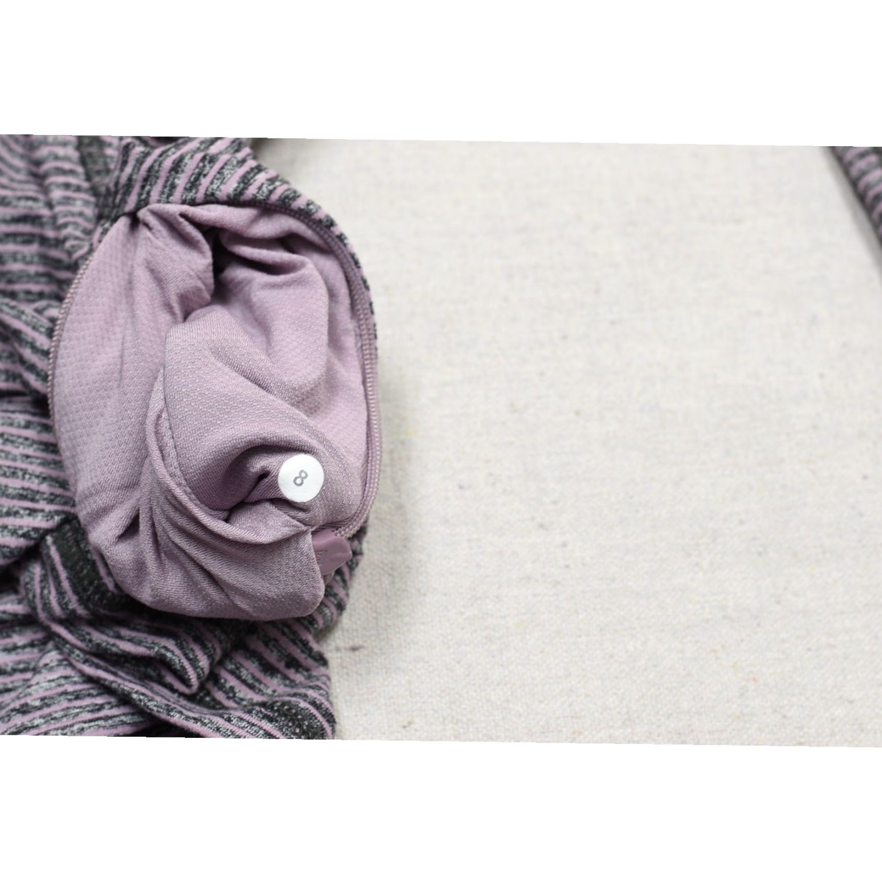 Lululemon Lululemon Jacket Women's Striped Gray & Purple Regular Size 8 - Zip - Polyester Outer Shell - Long Sleeve - Basic Jacket - Casual - Regular Size M / US 6-8 / IT 42-44 - 7 Thumbnail