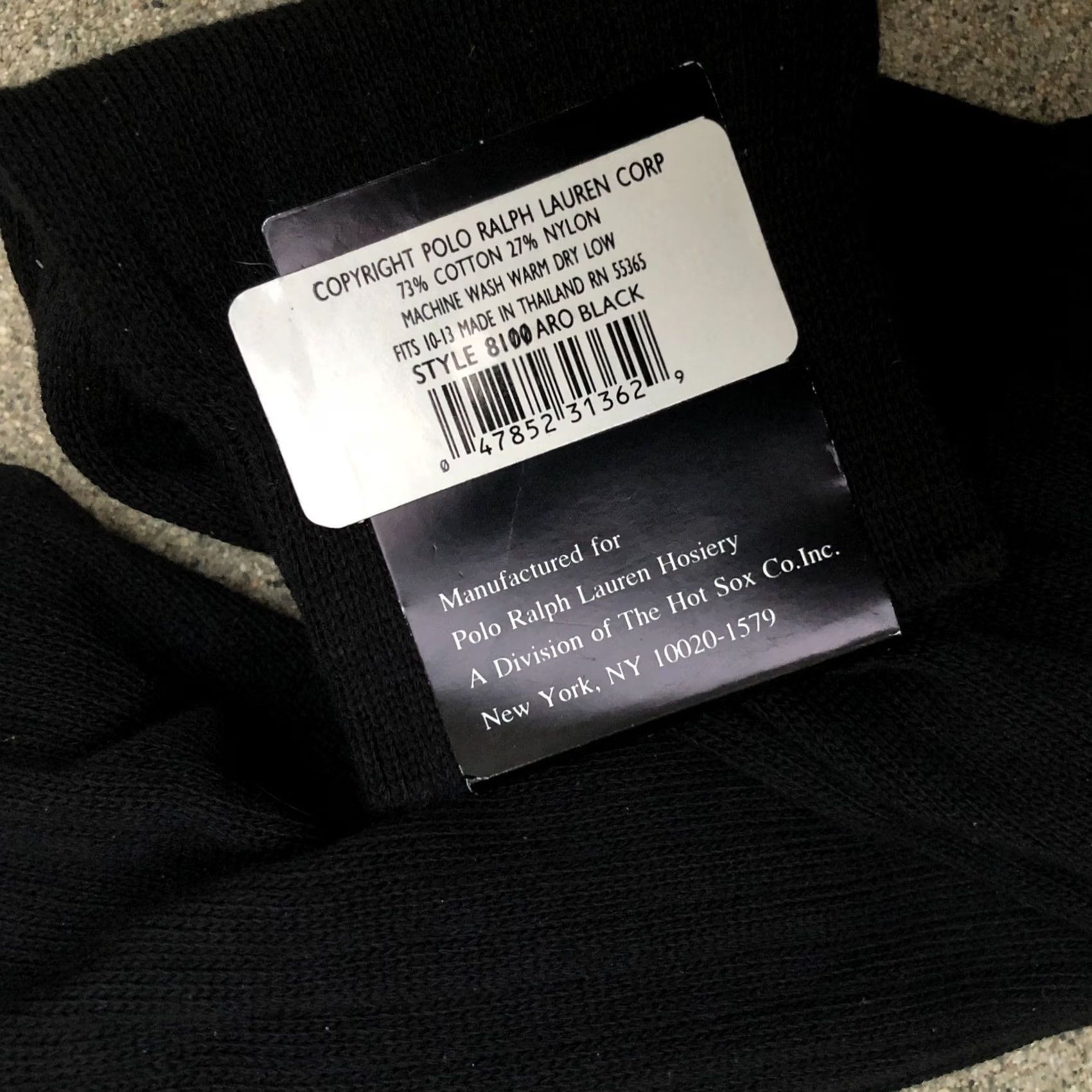 Polo Ralph Lauren Polo Ralph Lauren Crew Socks Men's 10-13 Black Size US M / EU 48-50 / 2 - 5 Thumbnail