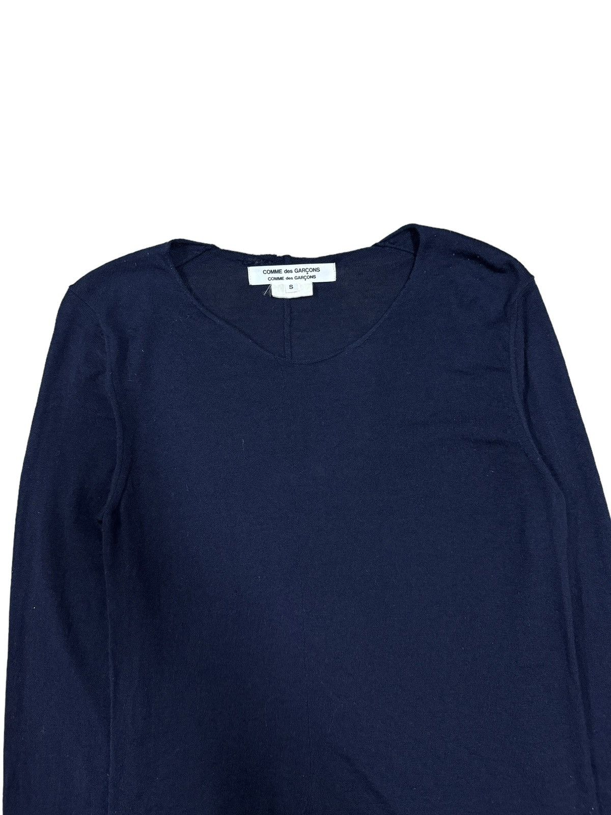 Comme des Garcons × Comme des Garcons Homme Plus Comme Des Garçons Knitwear Wool Jumper Asymmetric Shirt Size US S / EU 44-46 / 1 - 3 Thumbnail