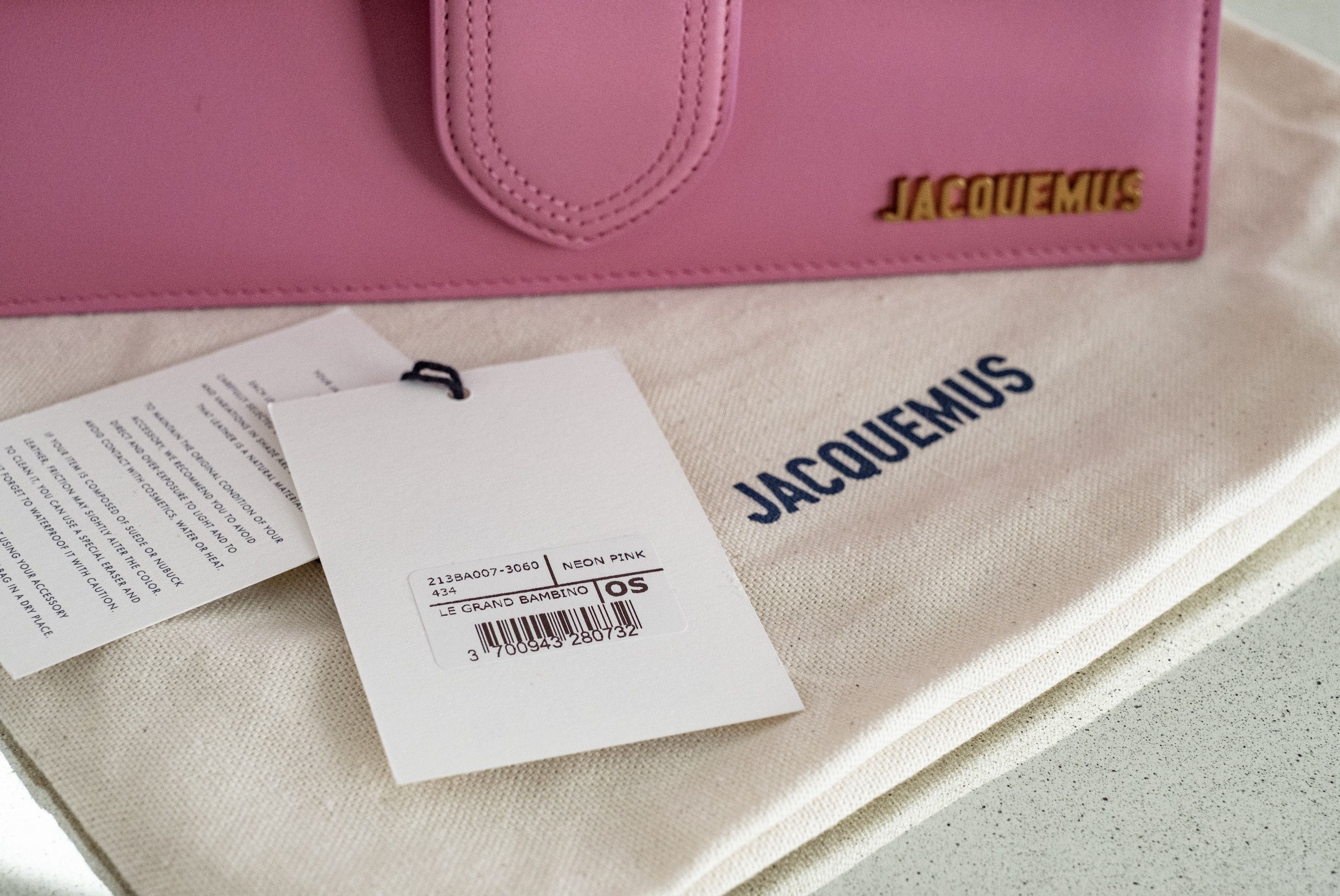 Jacquemus Jacquemus Le Grand Bambino Pink New Size ONE SIZE - 22 Thumbnail