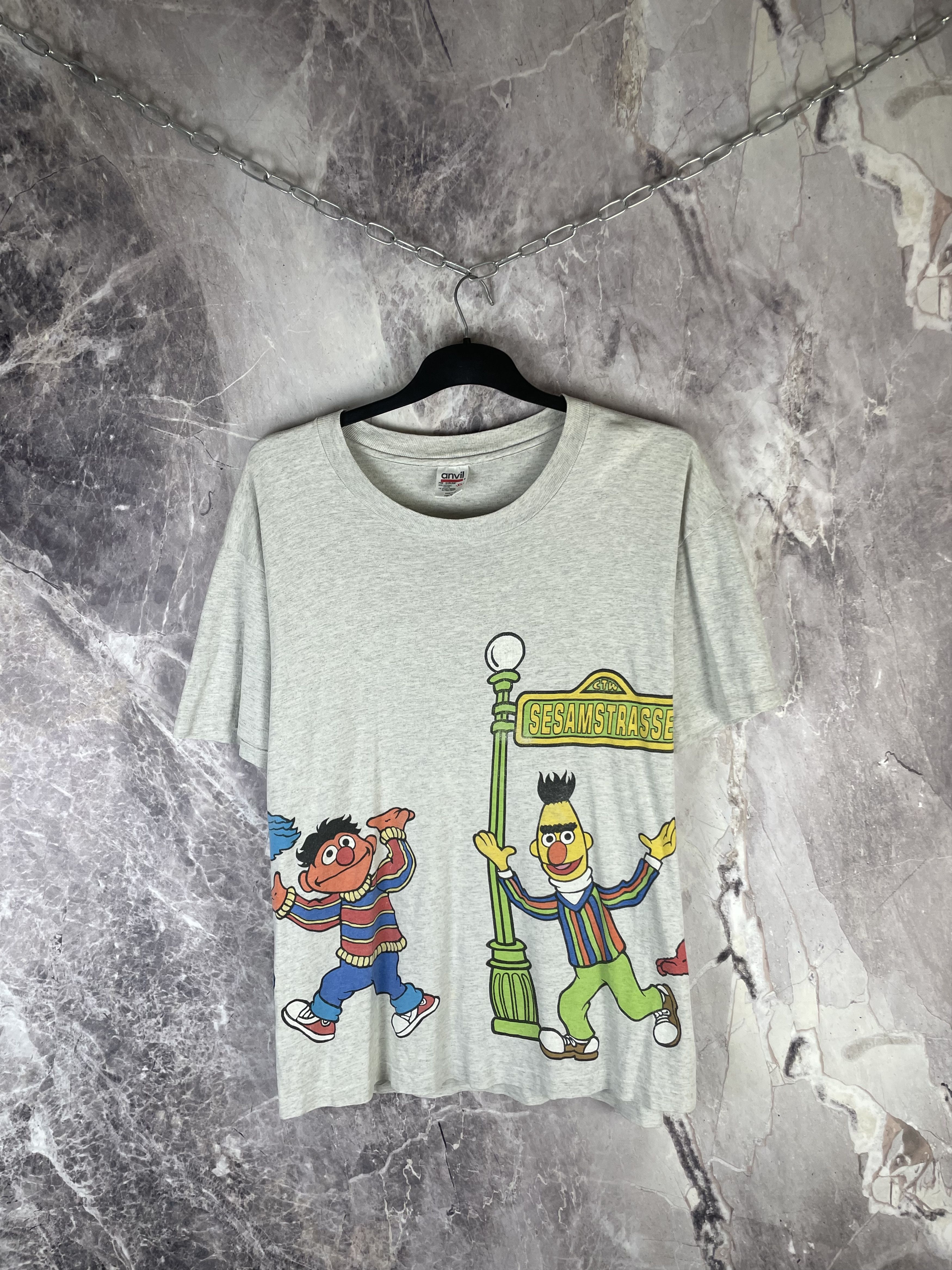 Cartoon Network vintage jim henson sesame street 90s tee Size US XL / EU 56 / 4 - 2 Thumbnail