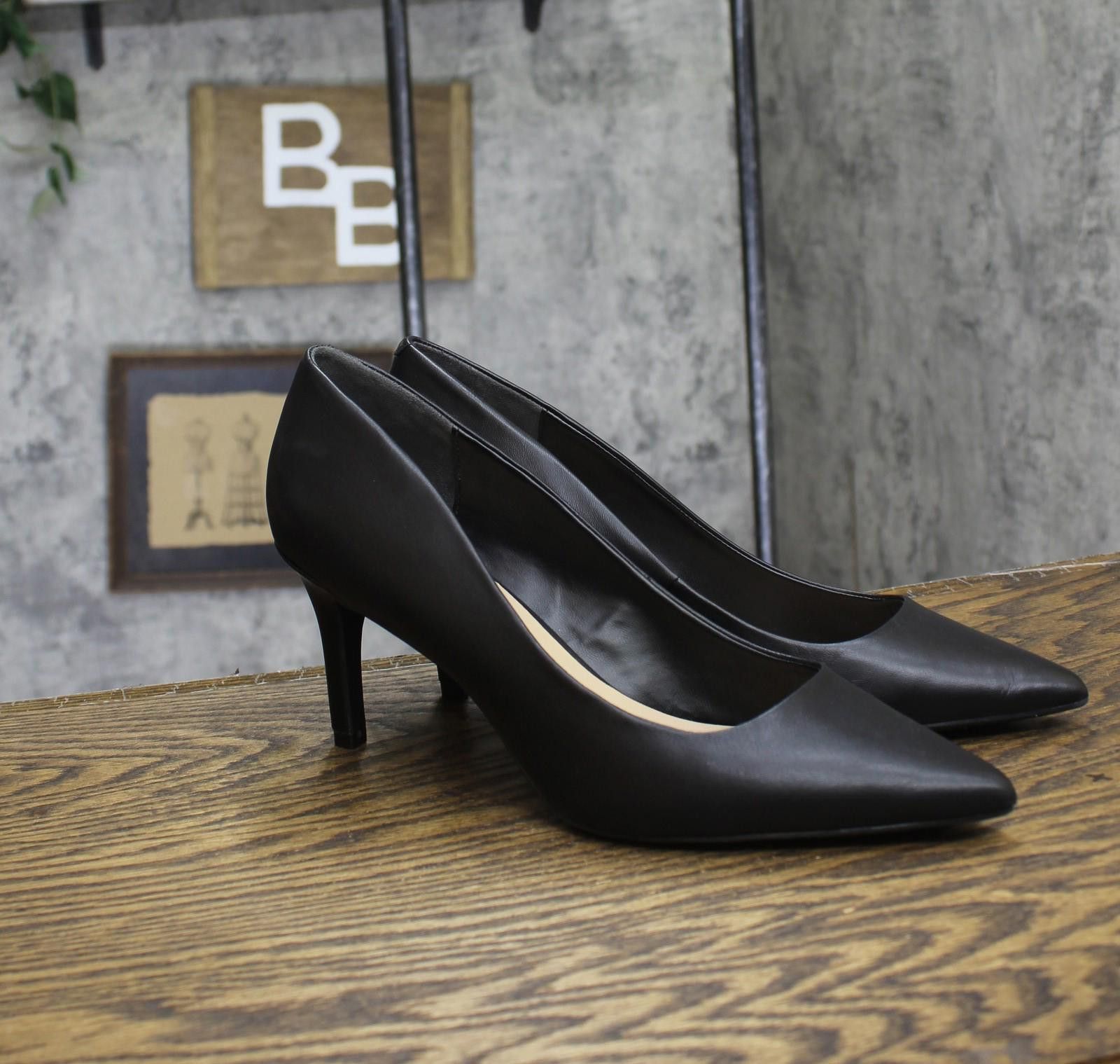 Other On 34th Jeules Slip On Pumps 10018690100 Black Leather 10m Size US 10 / IT 40 - 1 Thumbnail