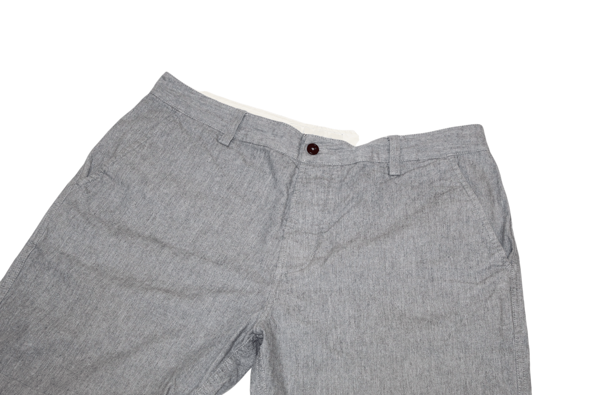 Universal Works Universal Works Grey Classic Cotton Chino Shorts Size US 34 / EU 50 - 2 Thumbnail