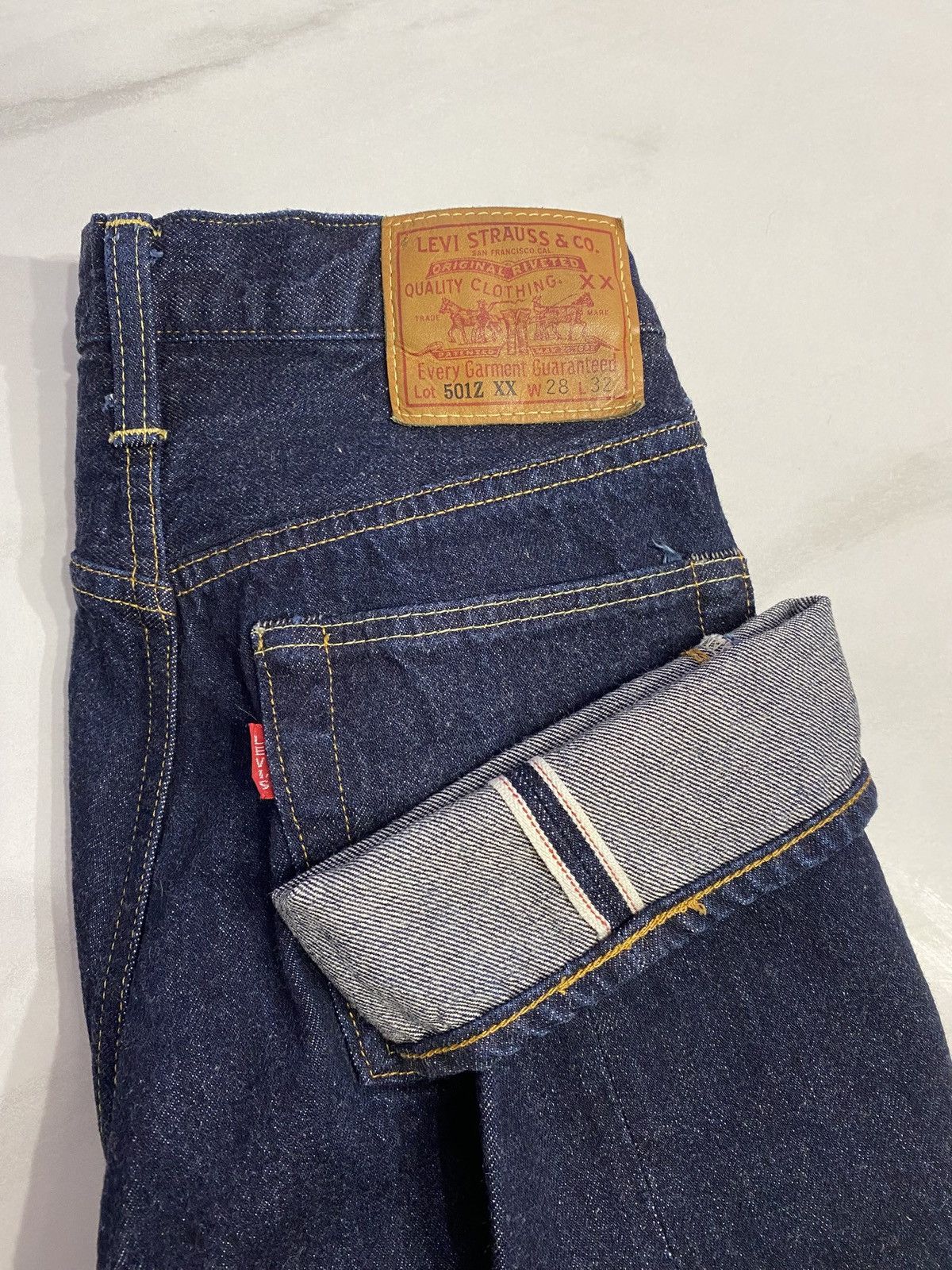 Levi's Vintage Clothing Levi’s 501Z XX made in japan selvedge big red tab vintage Size US 28 / EU 44 - 1 Thumbnail